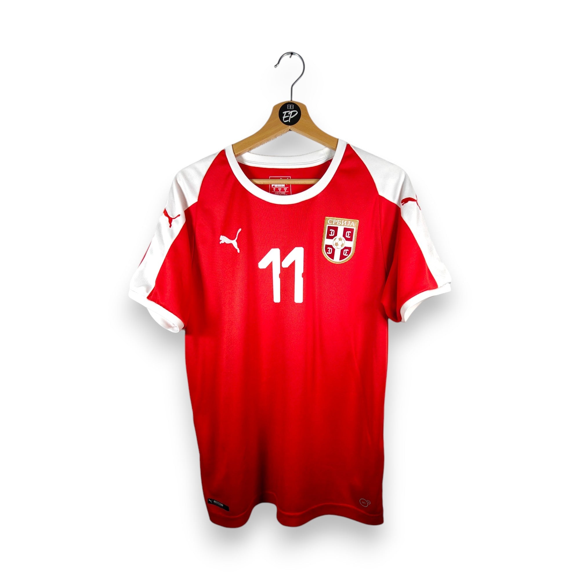 2018 - 19 Serbia Home Shirt Kolarov 11 (M) - Eternal Pitch