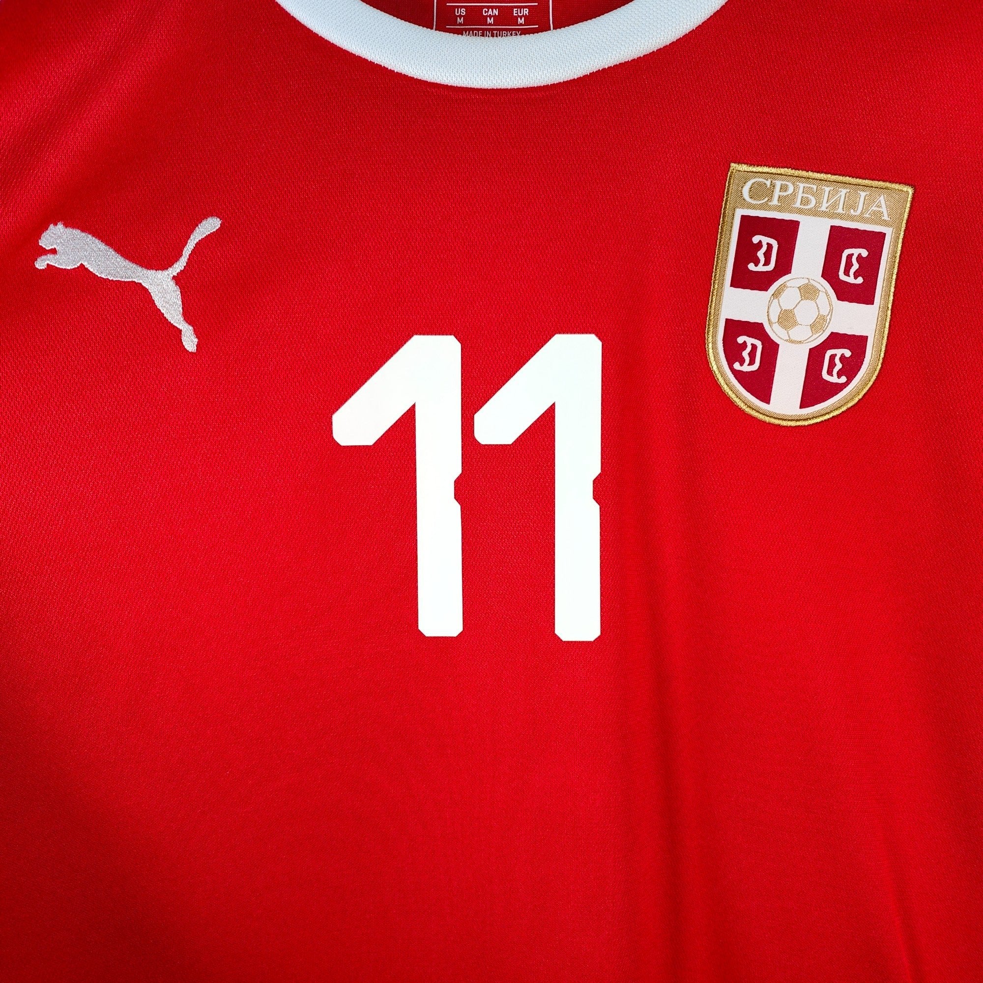 2018 - 19 Serbia Home Shirt Kolarov 11 (M) - Eternal Pitch