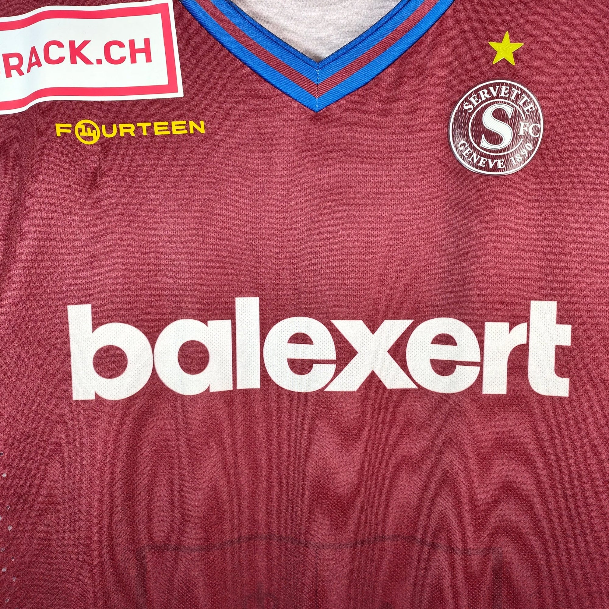2018 - 19 Servette Genève Home Shirt Follonier 15 - 9.5/10 - (L) - Eternal Pitch