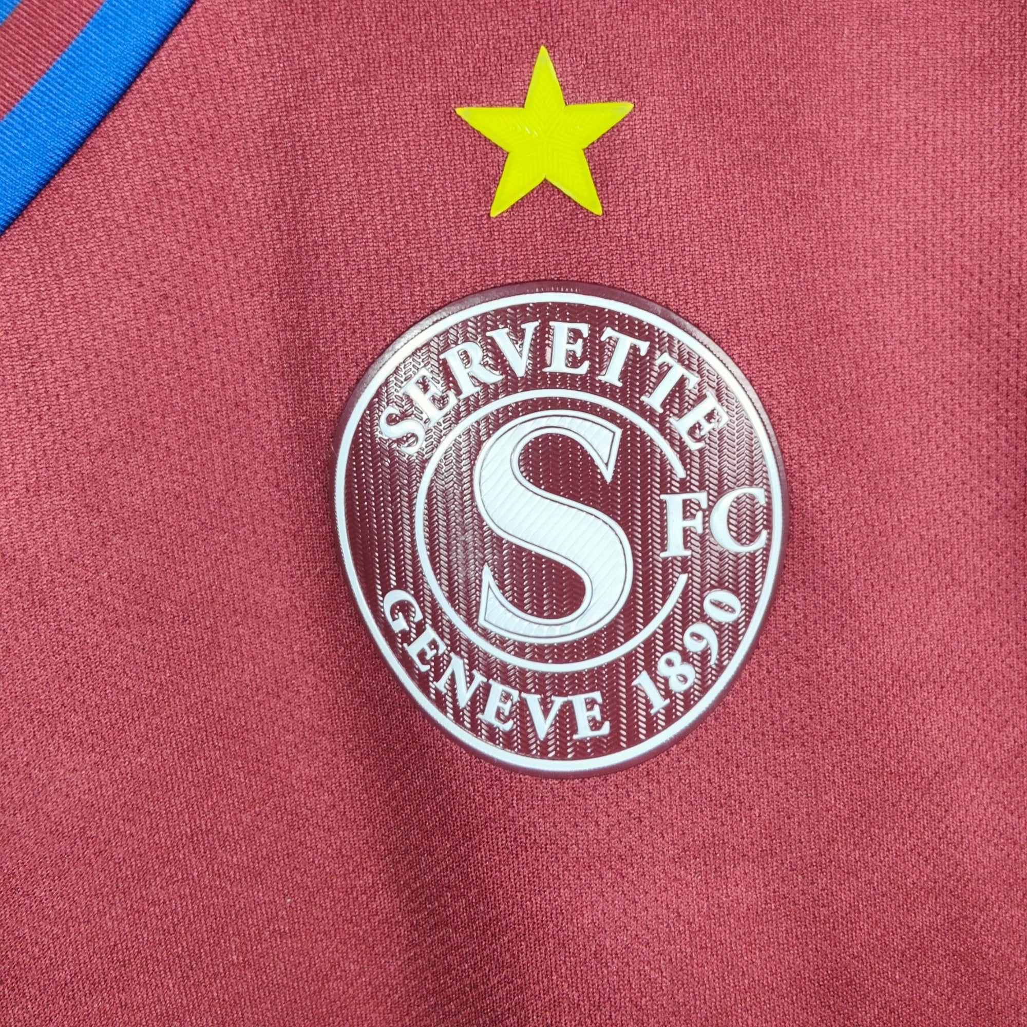 2018 - 19 Servette Genève Home Shirt Follonier 15 - 9.5/10 - (L) - Eternal Pitch
