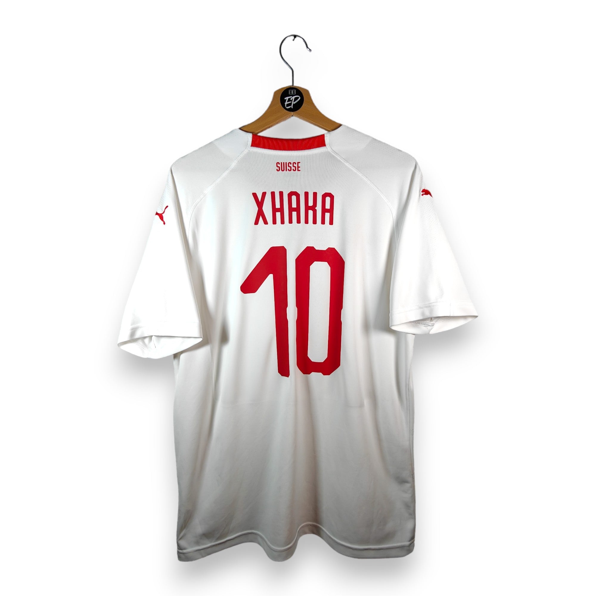 2018 - 19 Switzerland Away Shirt Xhaka 10 (L) - Eternal Pitch