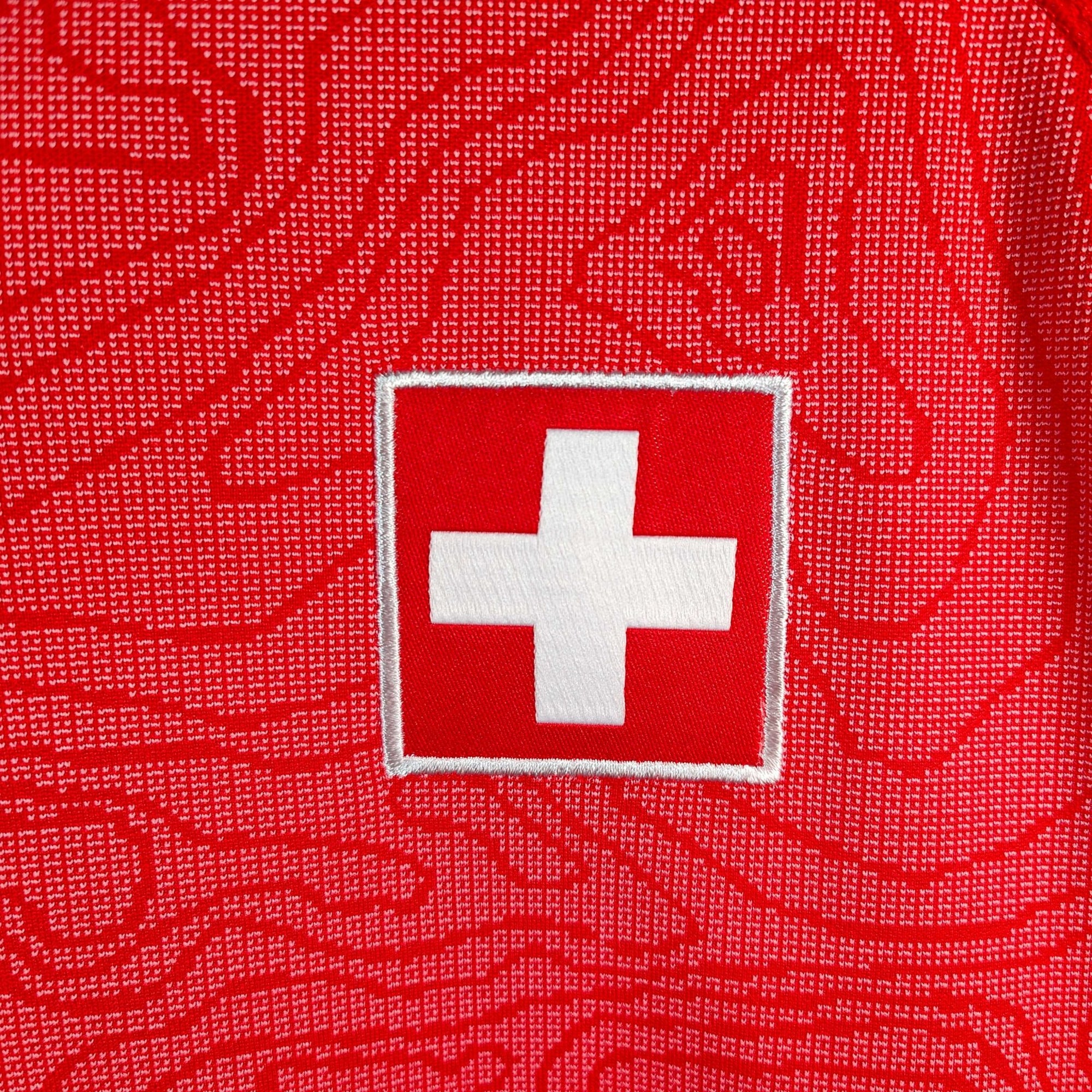 2018 - 20 Switzerland Home Shirt Shaqiri 23 - 9.5/10 - (L) - Eternal Pitch