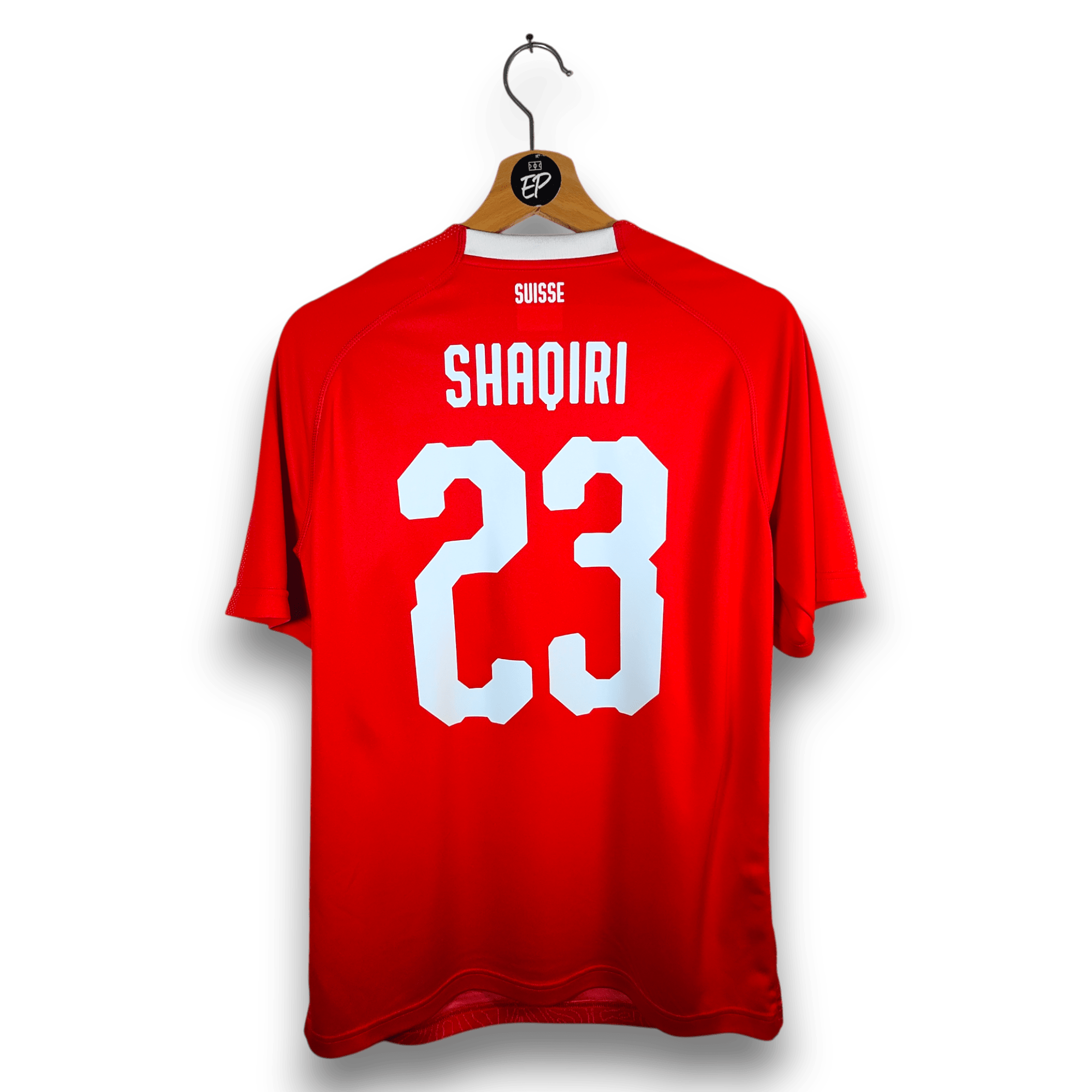 2018 - 20 Switzerland Home Shirt Shaqiri 23 - 9.5/10 - (M) - Eternal Pitch