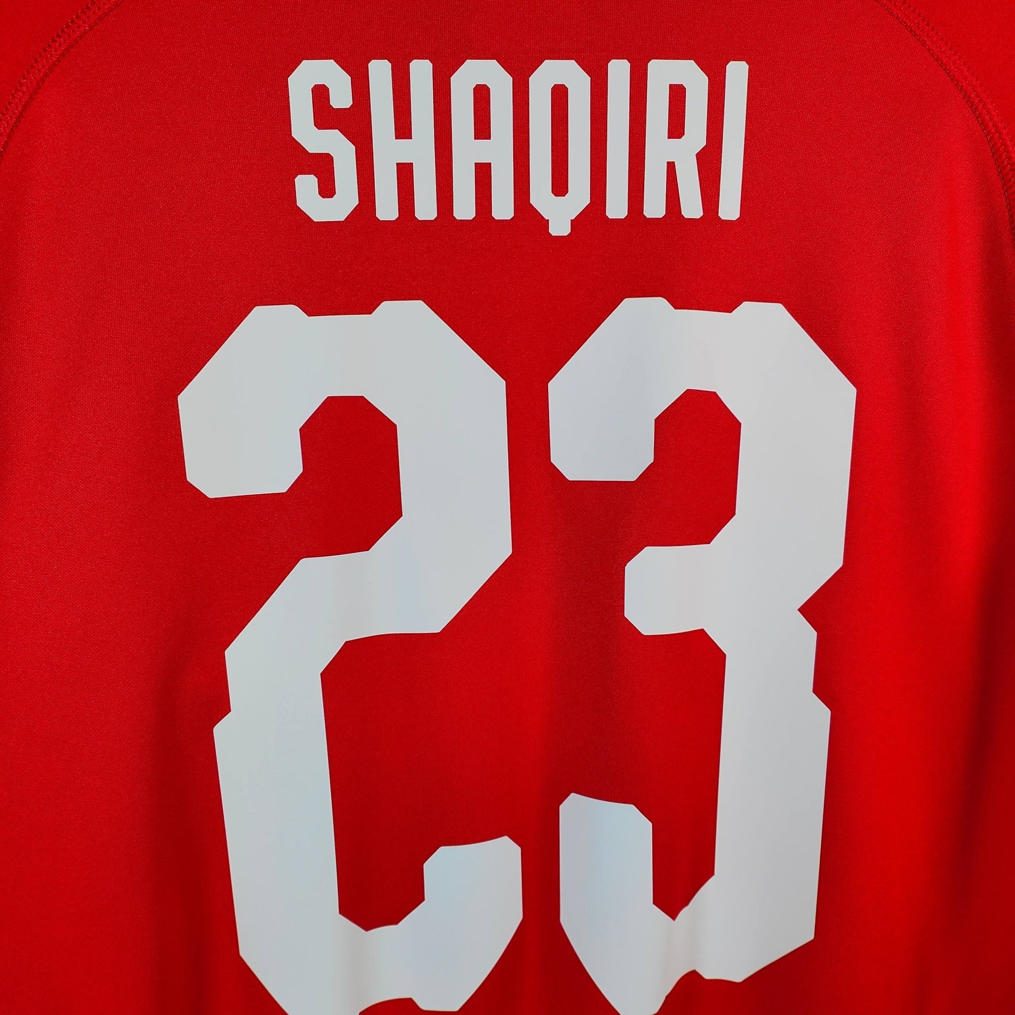 2018 - 20 Switzerland Home Shirt Shaqiri 23 - 9.5/10 - (S) - Eternal Pitch