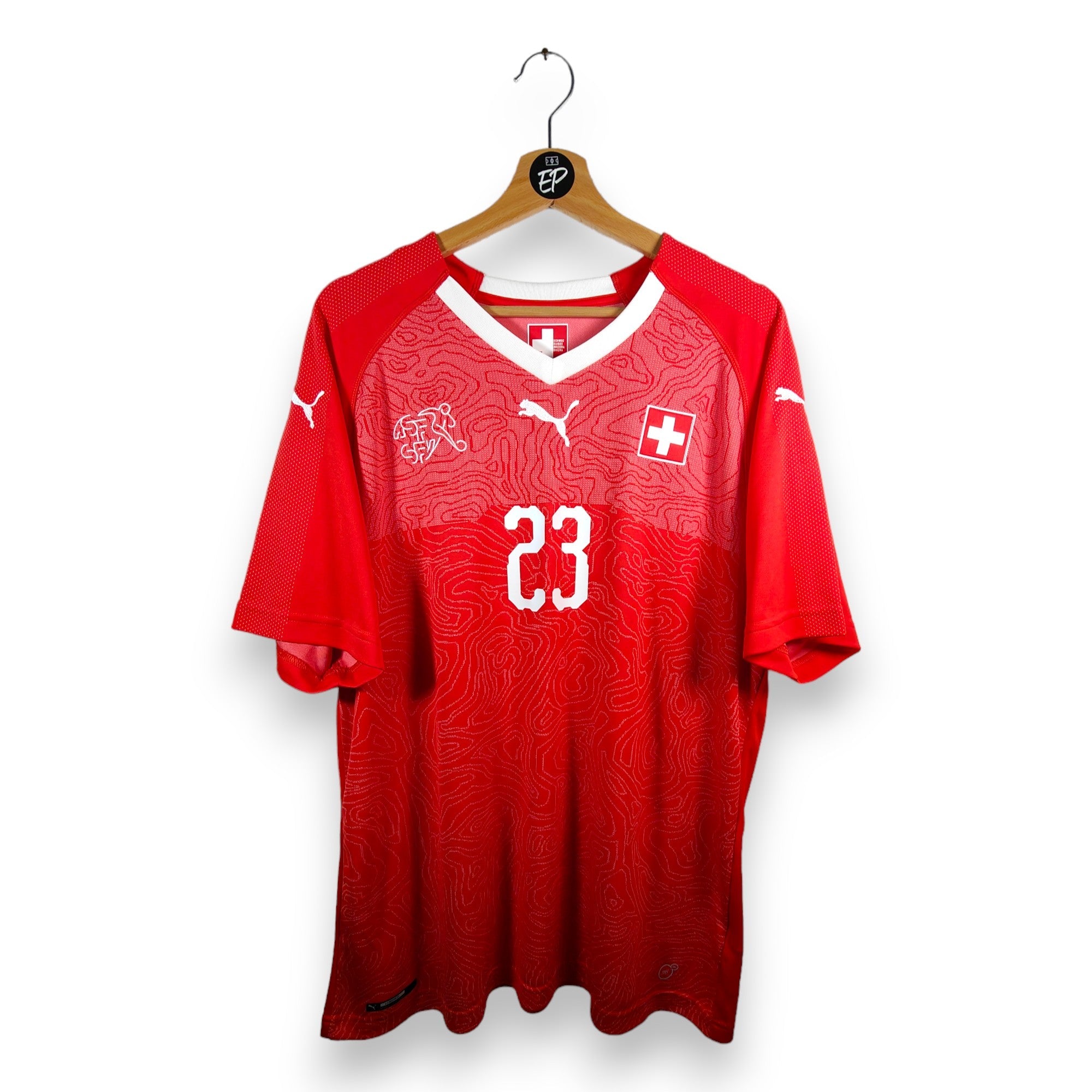 2018 - 20 Switzerland Home Shirt Shaqiri 23 (XL) - Eternal Pitch