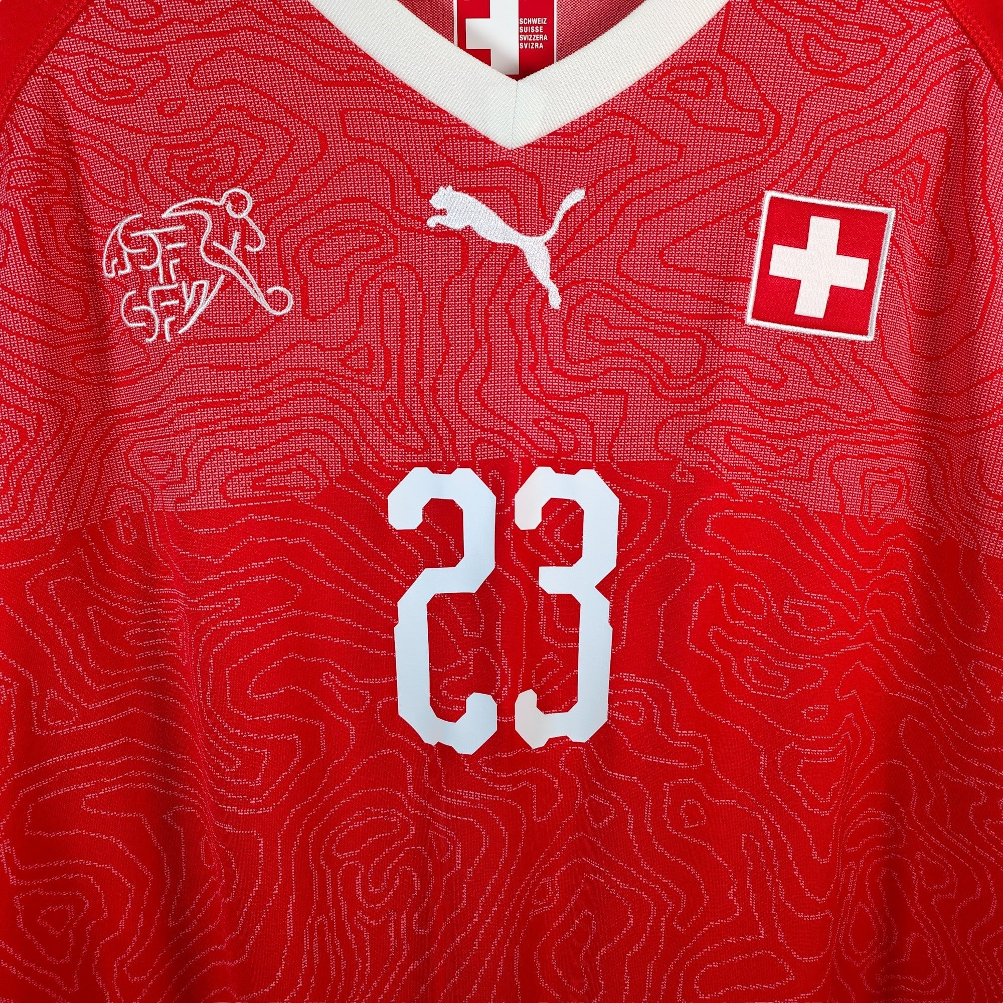 2018 - 20 Switzerland Home Shirt Shaqiri 23 (XL) - Eternal Pitch