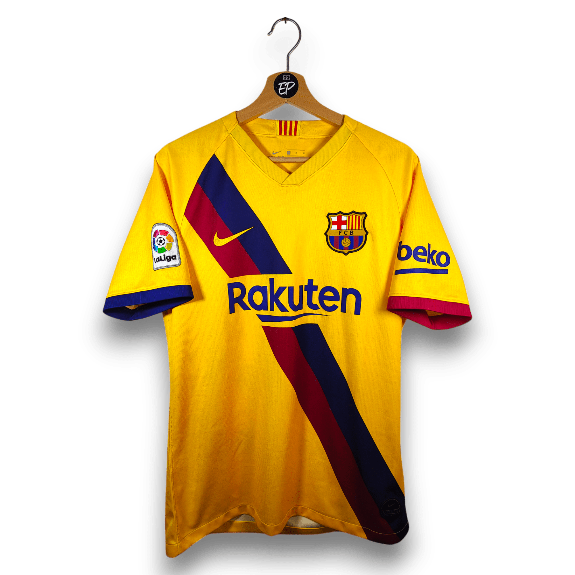2019 - 20 FC Barcelona Away Shirt Messi 10 - 9.5/10 - (M) - Eternal Pitch