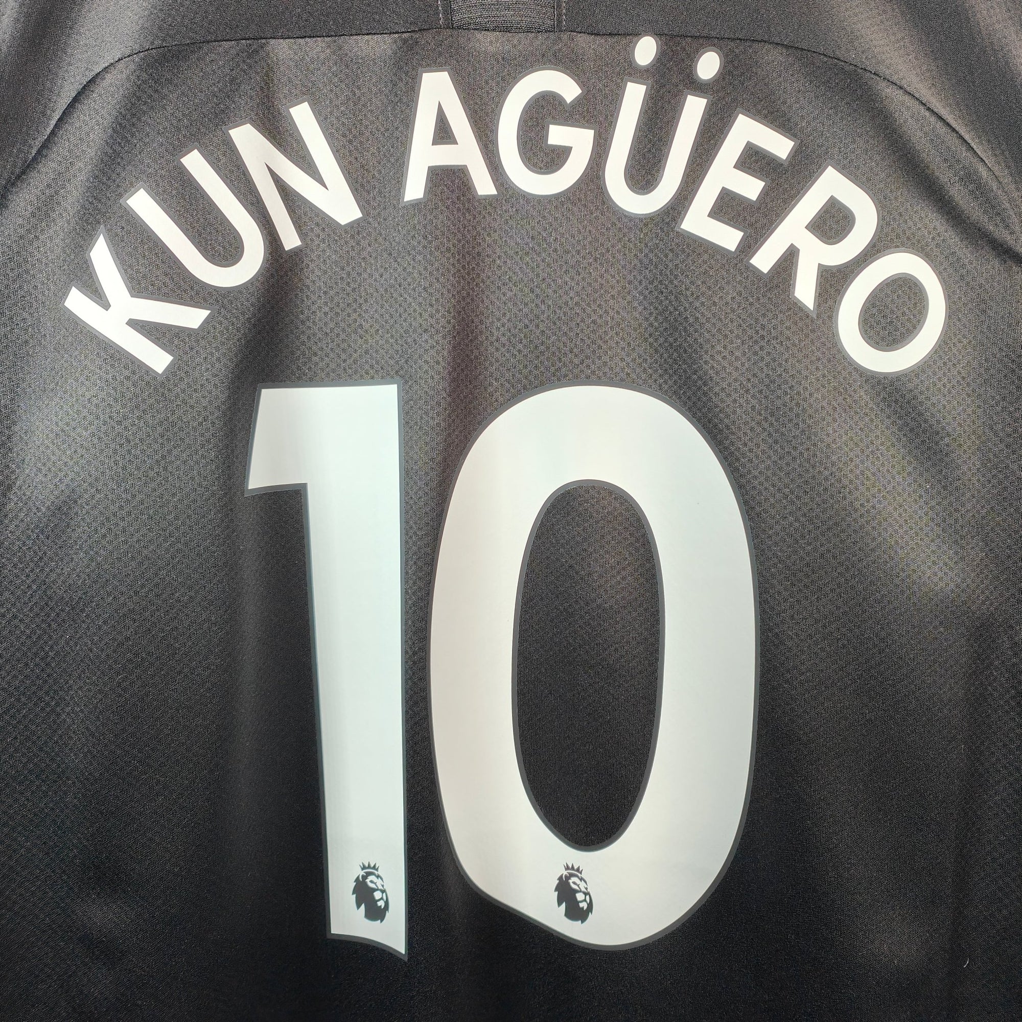 2019 - 20 Manchester City Away Shirt Aguero 10 - 7.5/10 - (L) - Eternal Pitch