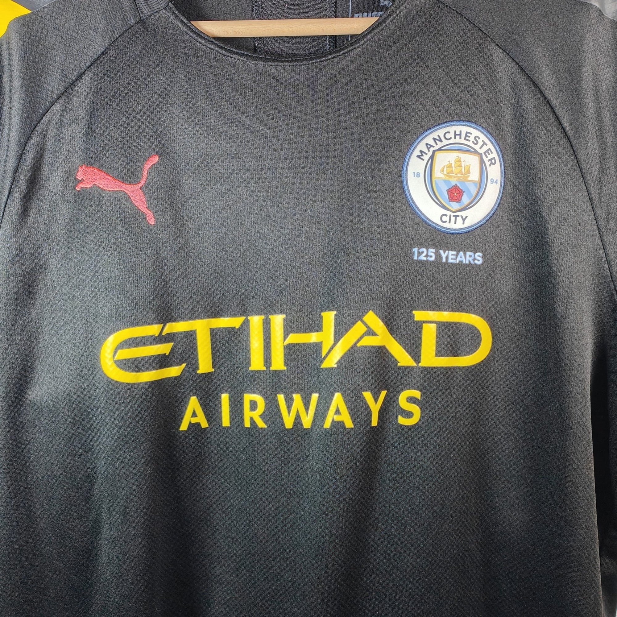 2019 - 20 Manchester City Away Shirt Aguero 10 - 7.5/10 - (L) - Eternal Pitch