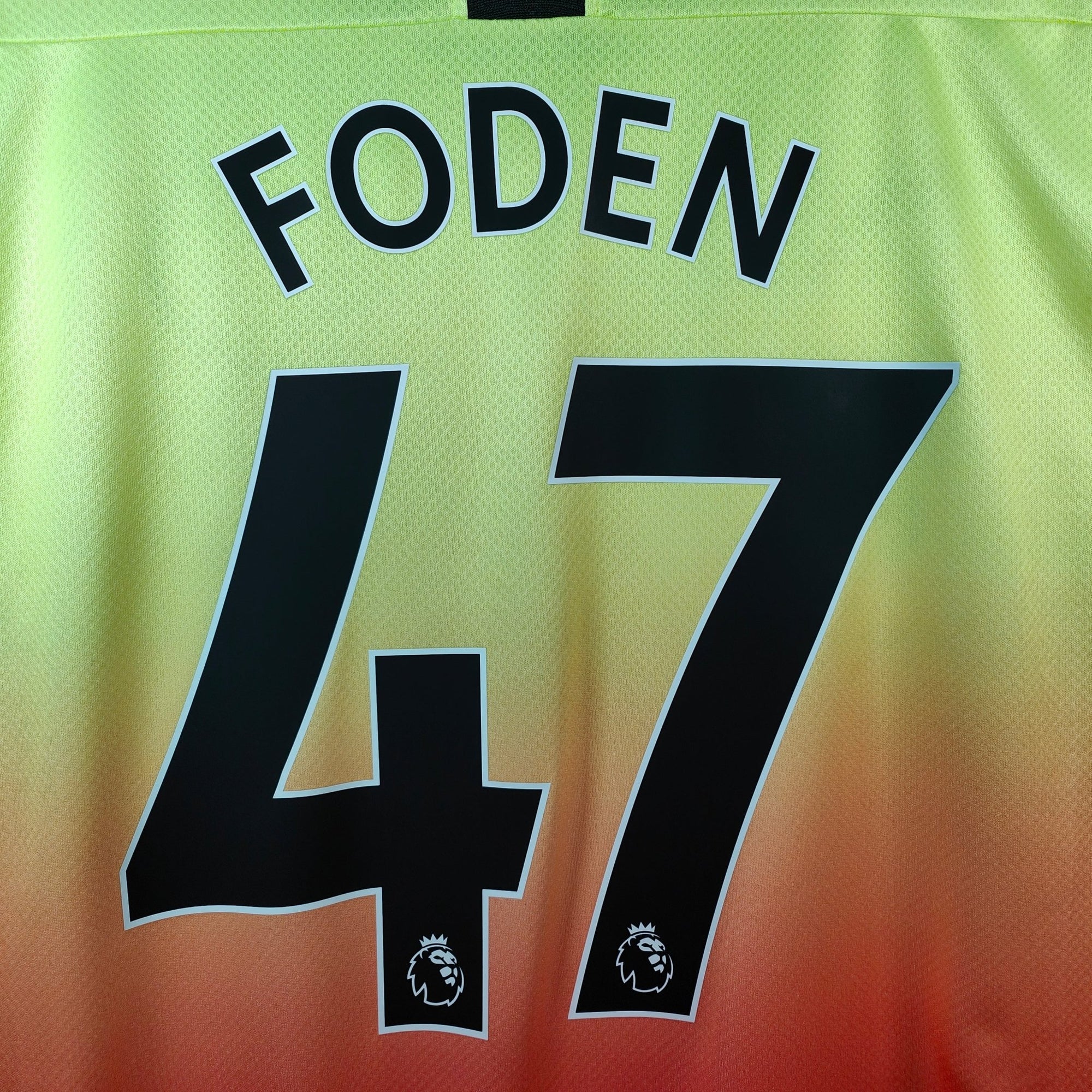 2019 - 20 Manchester City Third Shirt Foden 47 - 8.5/10 - (L) - Eternal Pitch