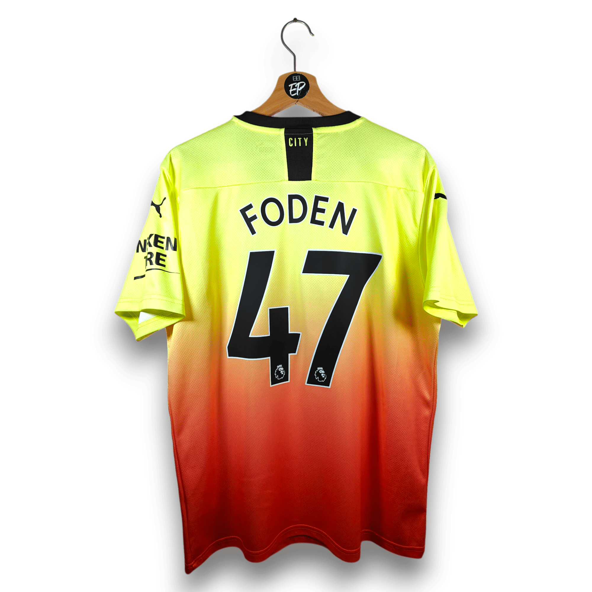 2019 - 20 Manchester City Third Shirt Foden 47 - 8.5/10 - (L) - Eternal Pitch