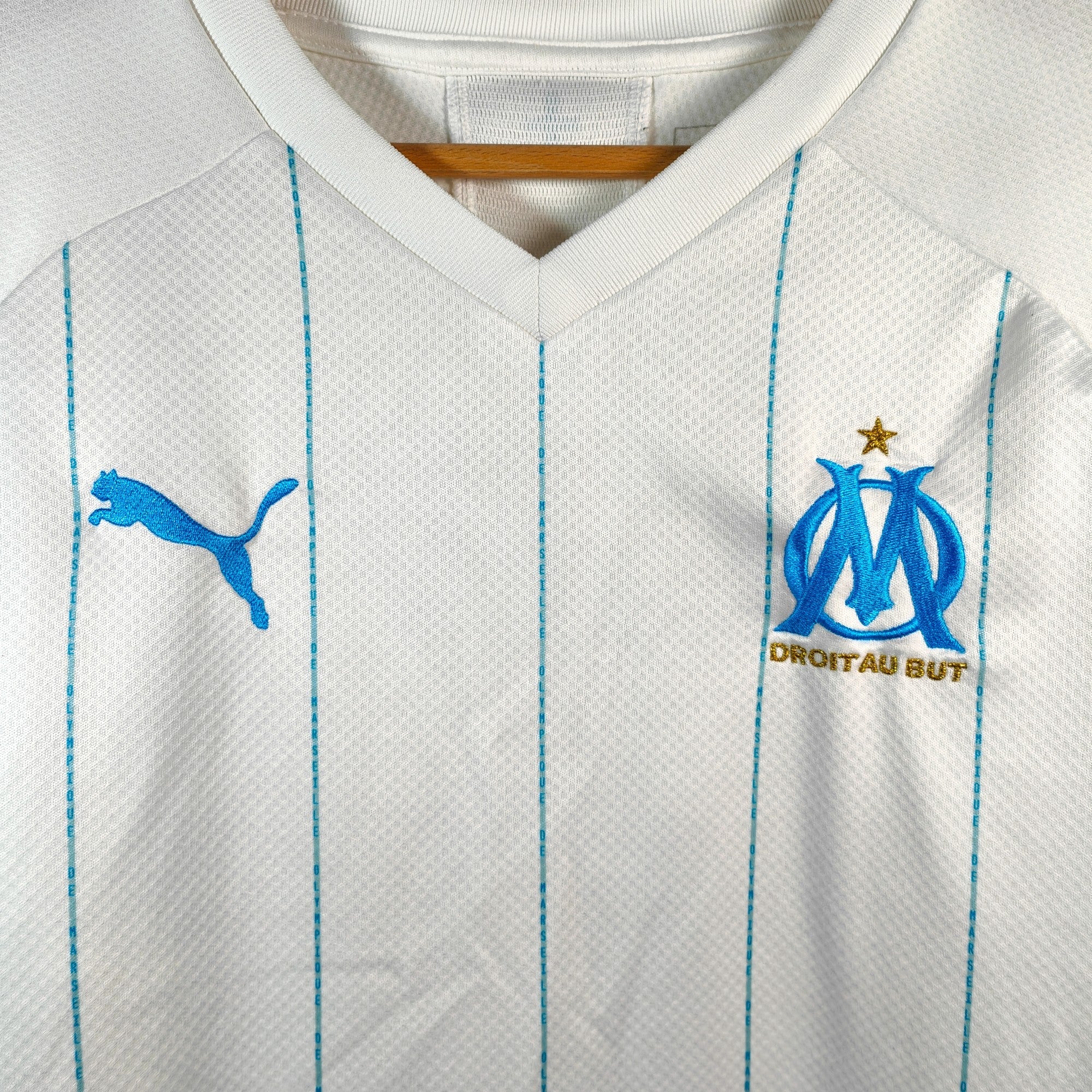 2019 - 20 Olympique Marseille Home Shirt Benedetto 9 (M) - Eternal Pitch