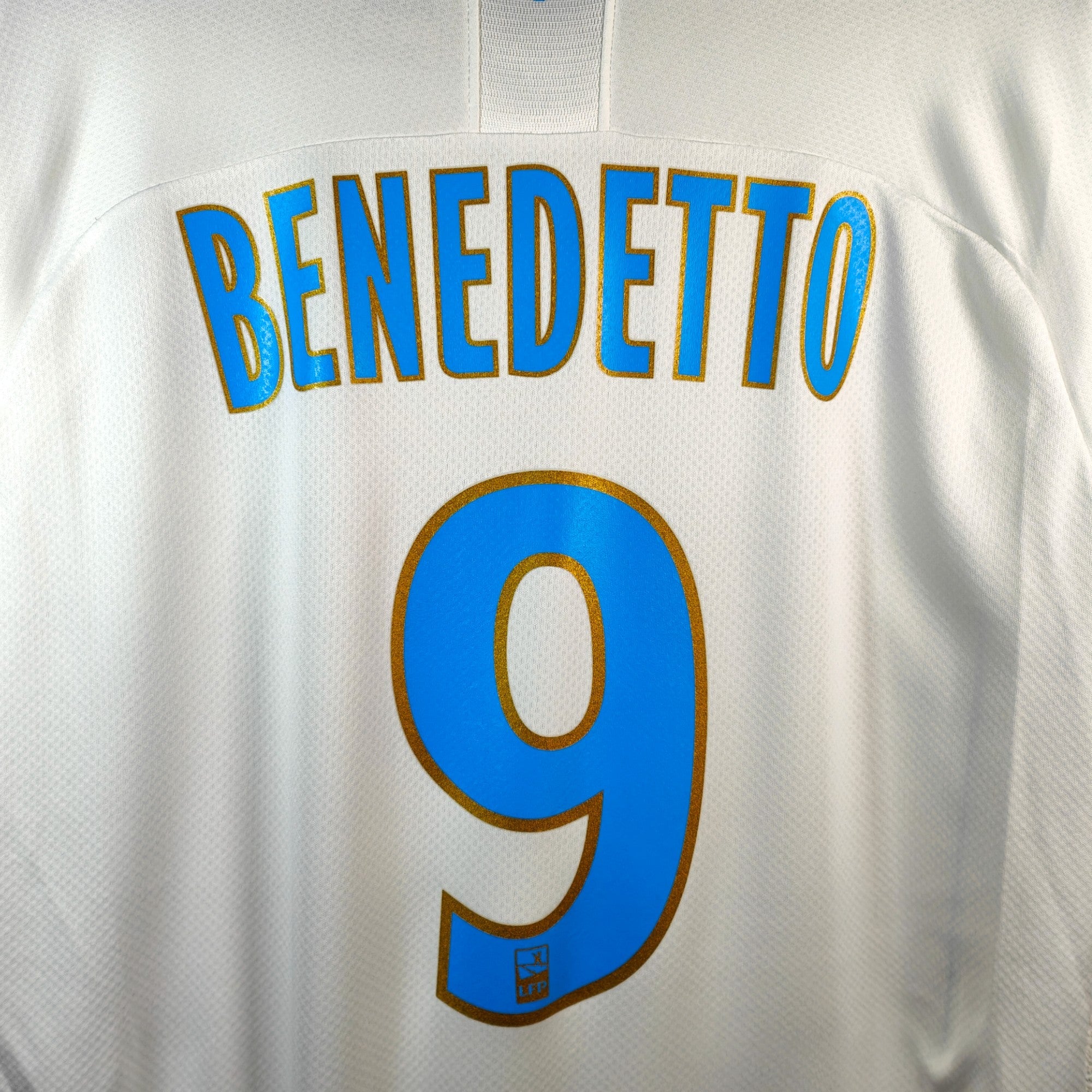 2019 - 20 Olympique Marseille Home Shirt Benedetto 9 (M) - Eternal Pitch