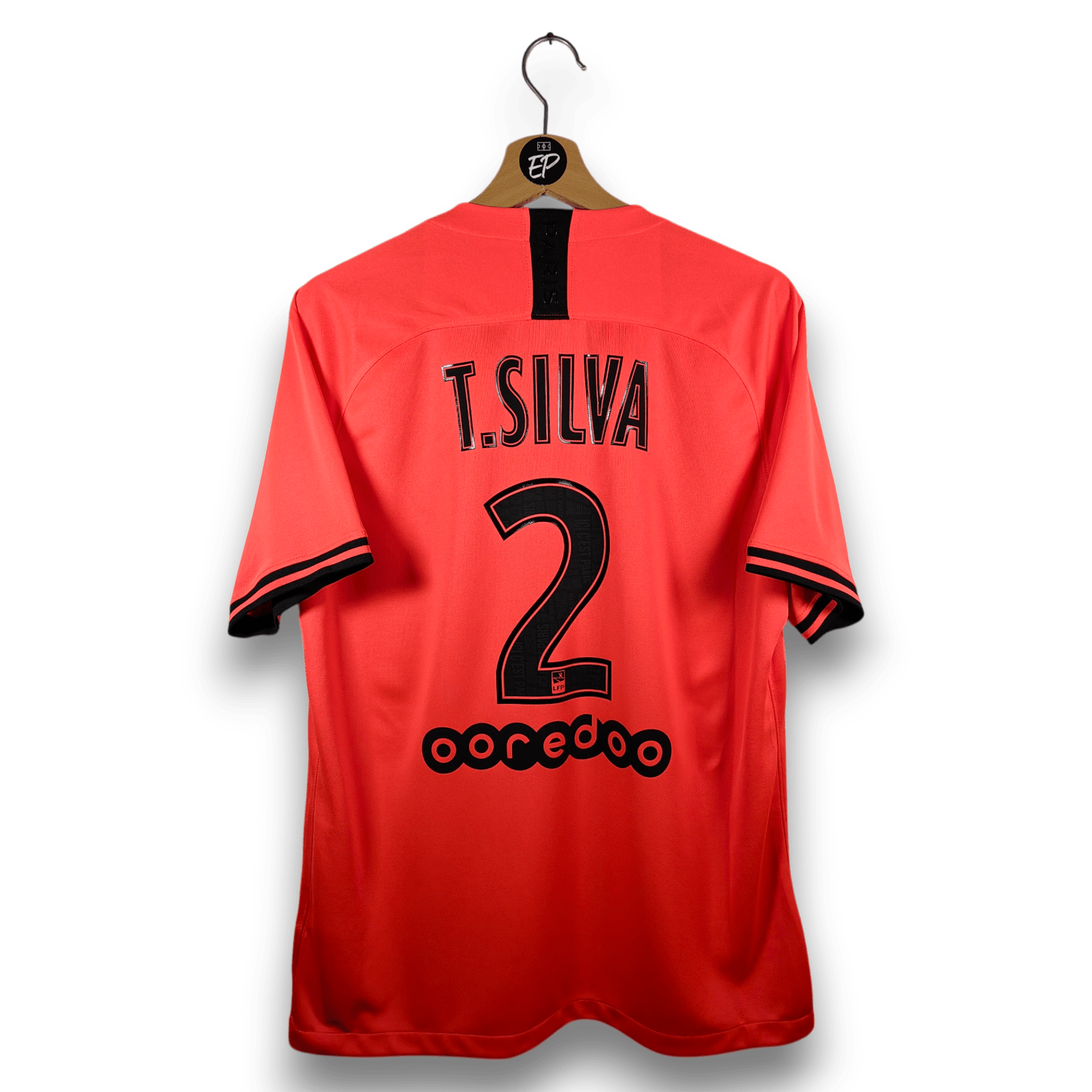 2019 - 20 PSG Away Shirt Thiago Silva 2 - 9/10 - (L) - Eternal Pitch