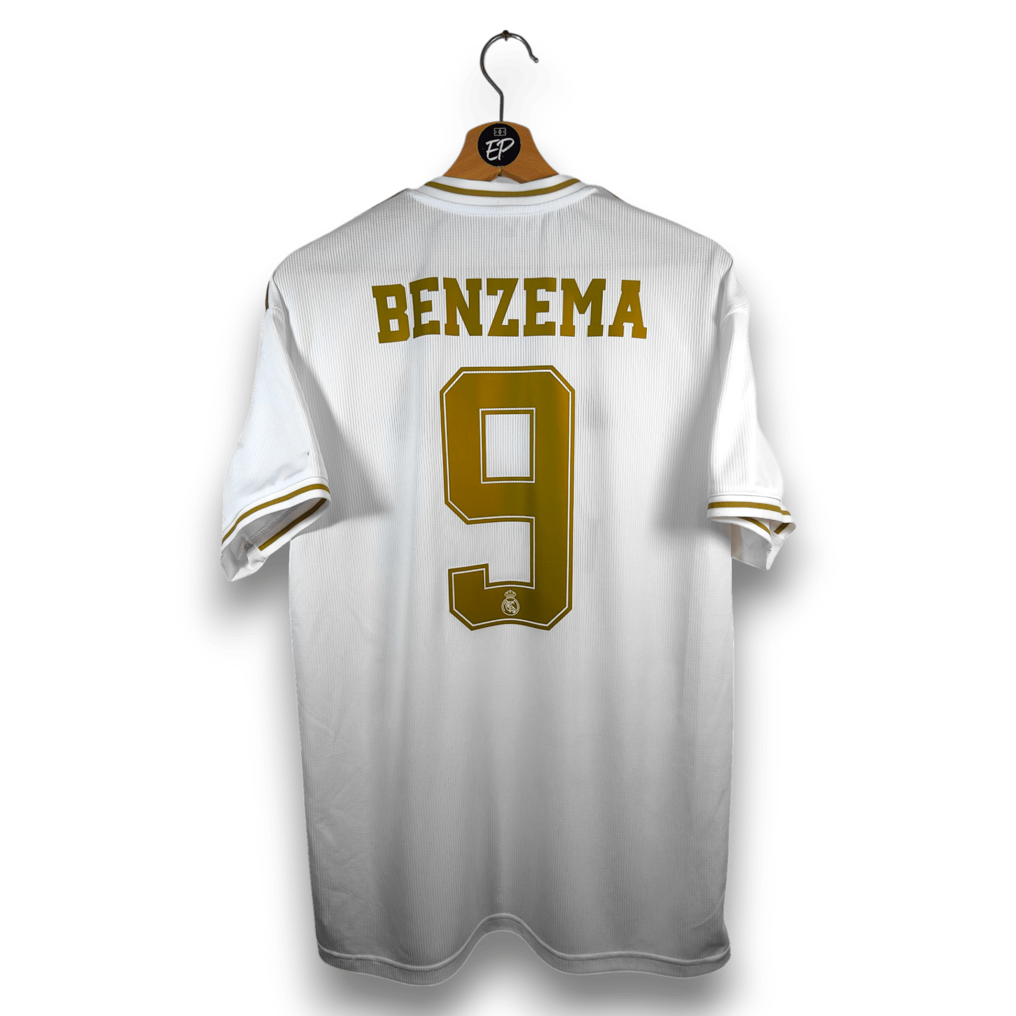 2019 - 20 Real Madrid Home Shirt Benzema 9 - 9/10 - (L) - Eternal Pitch