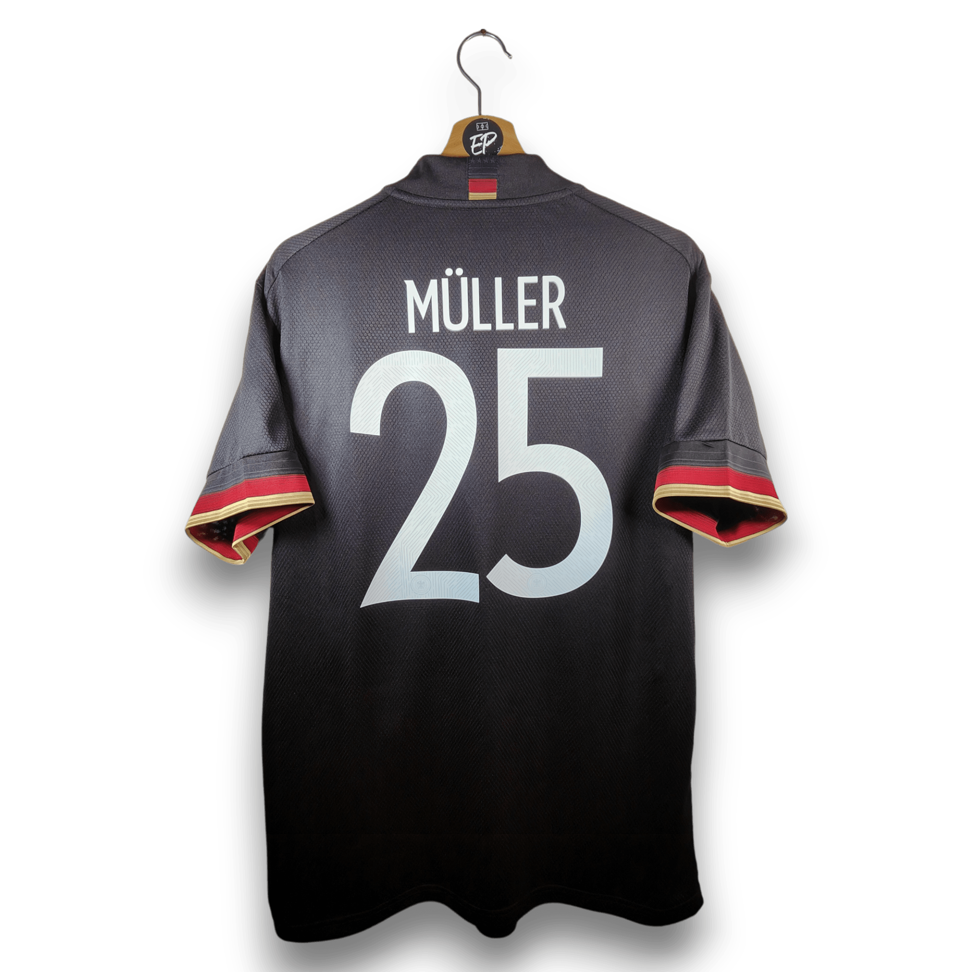 2020 - 21 Germany Away Shirt Muller 25 - 9.5/10 - (L) - Eternal Pitch