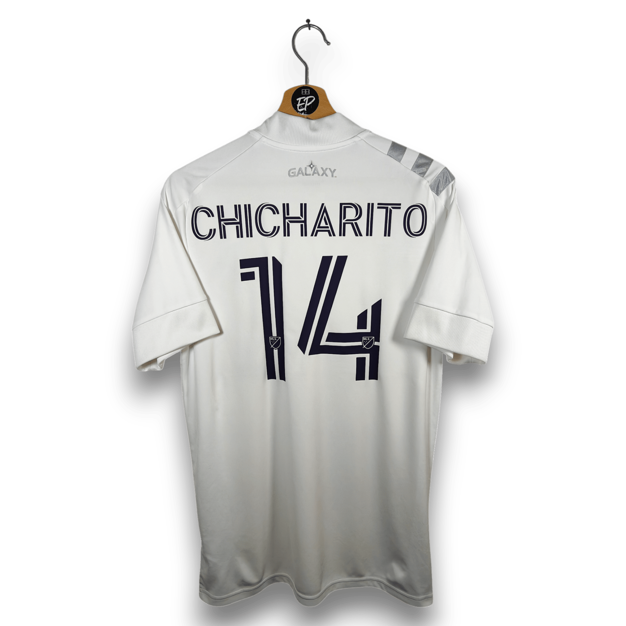 2020 - 21 Los Angeles Galaxy Home Shirt Chicharito 14 - 9/10 - (M) - Eternal Pitch