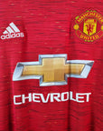 2020 - 21 Manchester United Home Shirt Matic 31 - 9/10 - (M) - Eternal Pitch