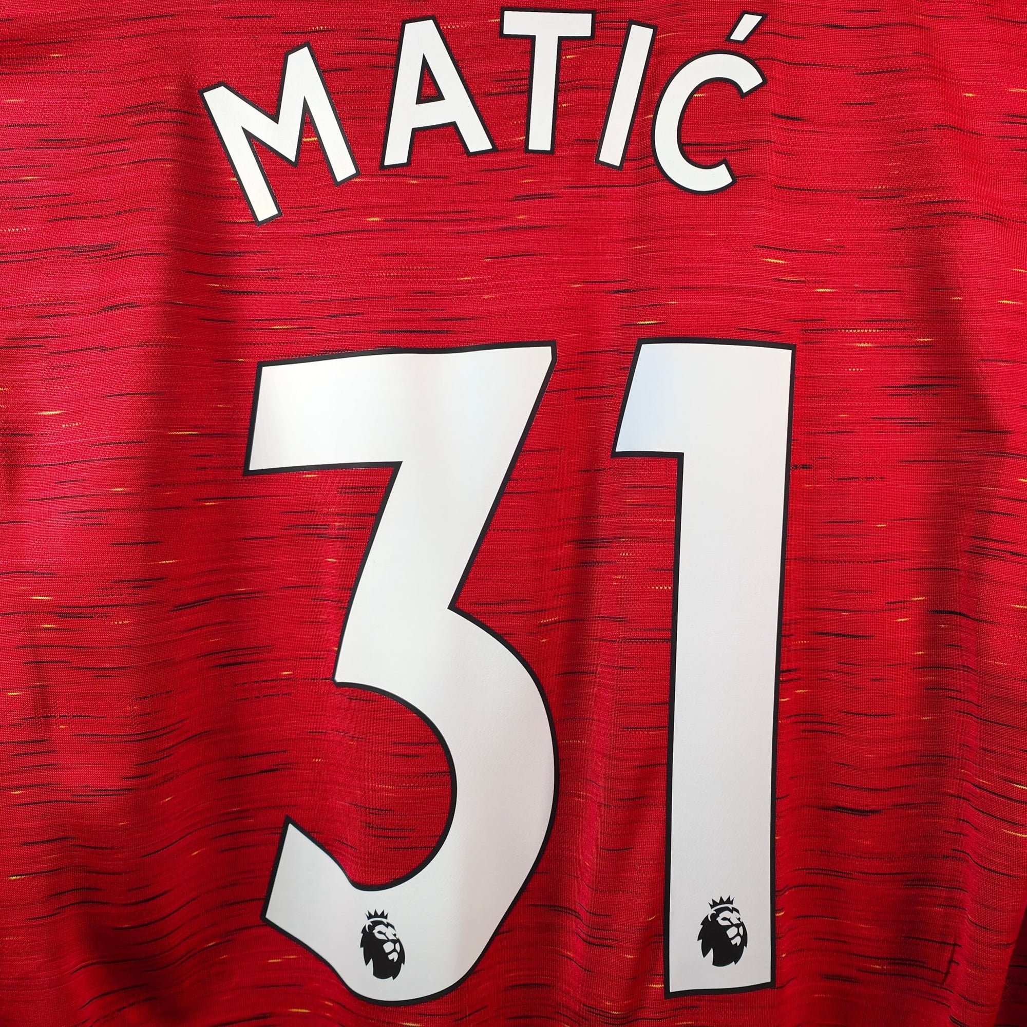 2020 - 21 Manchester United Home Shirt Matic 31 - 9/10 - (M) - Eternal Pitch