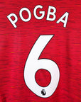 2020 - 21 Manchester United Player Version Home Shirt Pogba 6 - 9.5/10 - (M) - Eternal Pitch