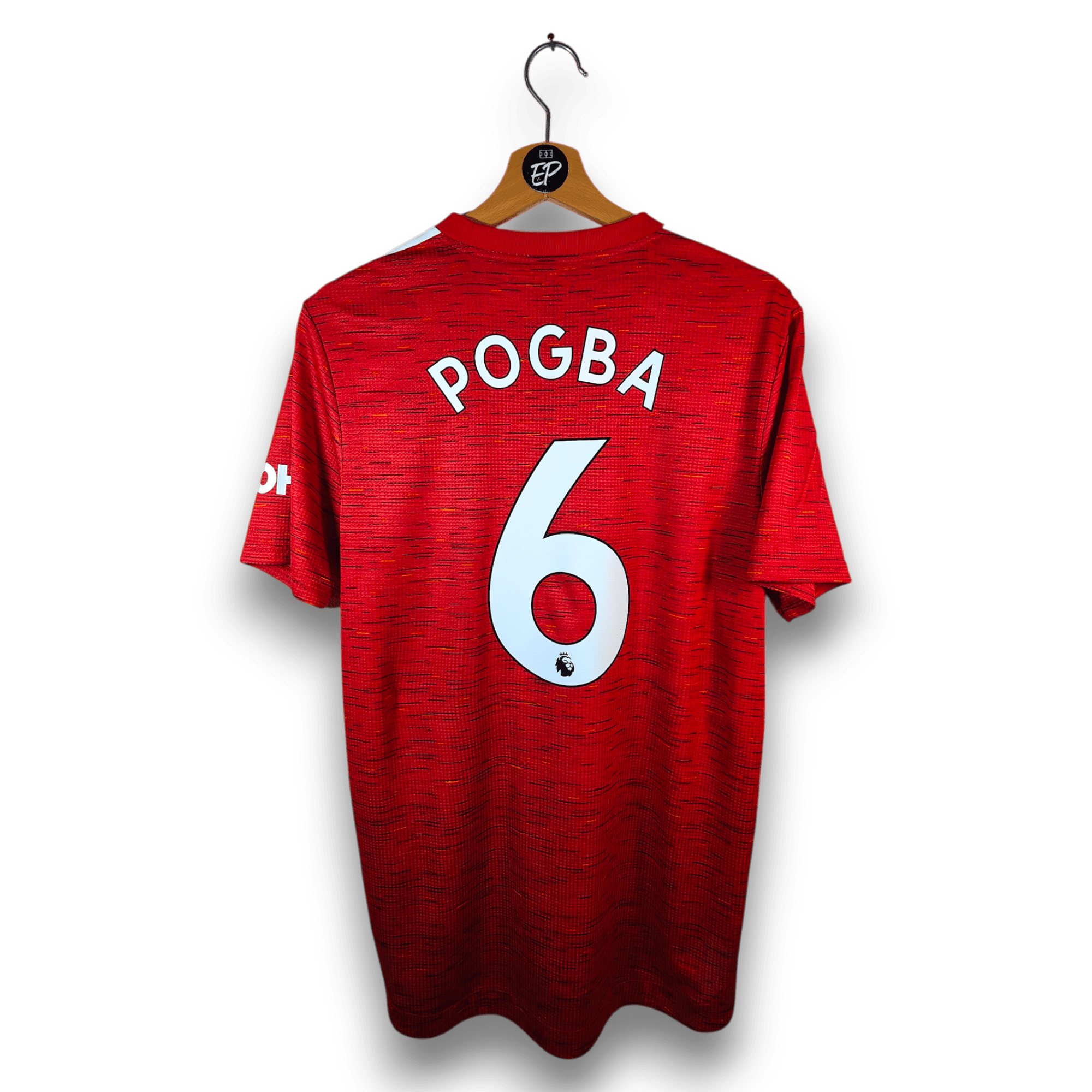 2020 - 21 Manchester United Player Version Home Shirt Pogba 6 - 9.5/10 - (M) - Eternal Pitch