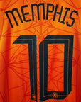 2020 - 21 Netherlands Home Shirt Memphis Depay 10 - 9.5/10 - (XL) - Eternal Pitch