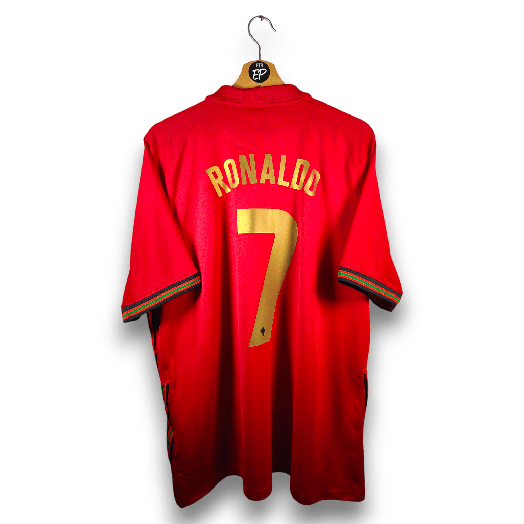 2020 - 21 Portugal Home Shirt Ronaldo 7 - 8.5/10 - (XL) - Eternal Pitch