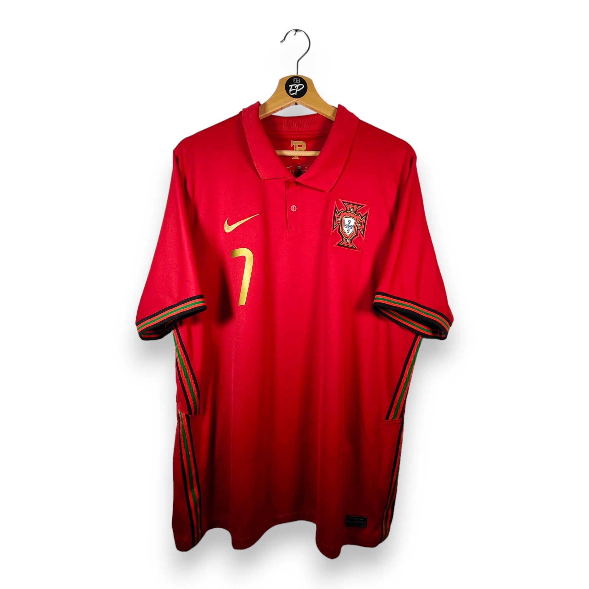 2020 - 21 Portugal Home Shirt Ronaldo 7 (XL) - Eternal Pitch