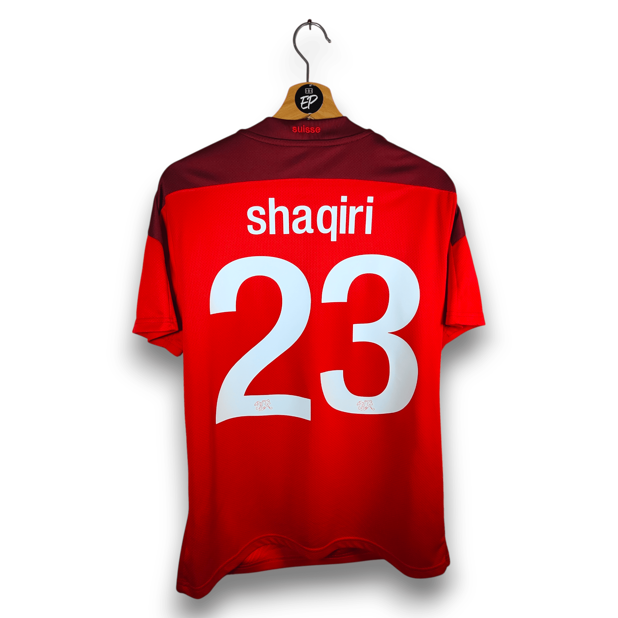 2020 - 21 Switzerland Home Shirt Shaqiri 23 - 9.5/10 - (M) - Eternal Pitch