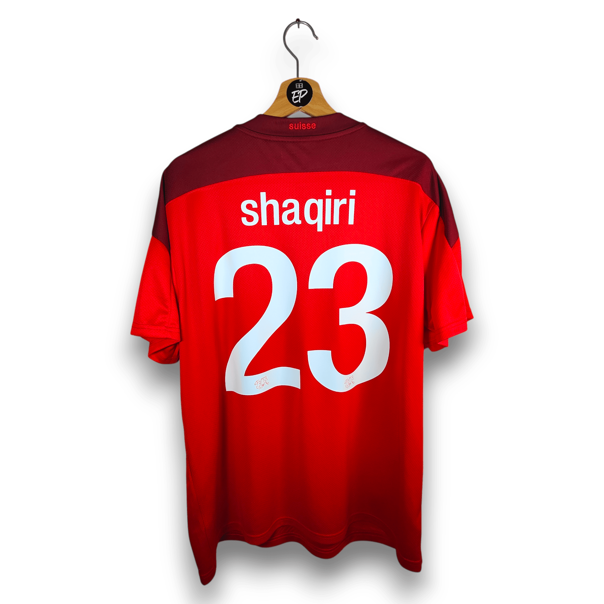2020 - 21 Switzerland Home Shirt Shaqiri 23 - 9.5/10 - (XL) - Eternal Pitch