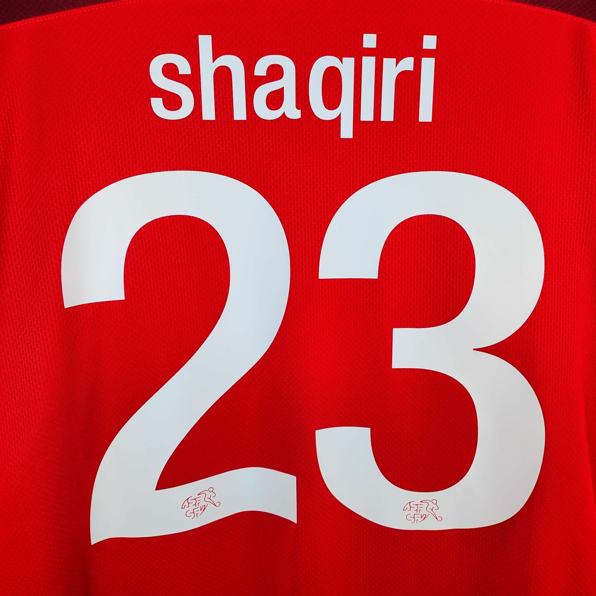 2020 - 21 Switzerland Home Shirt Shaqiri 23 - 9.5/10 - (XL) - Eternal Pitch