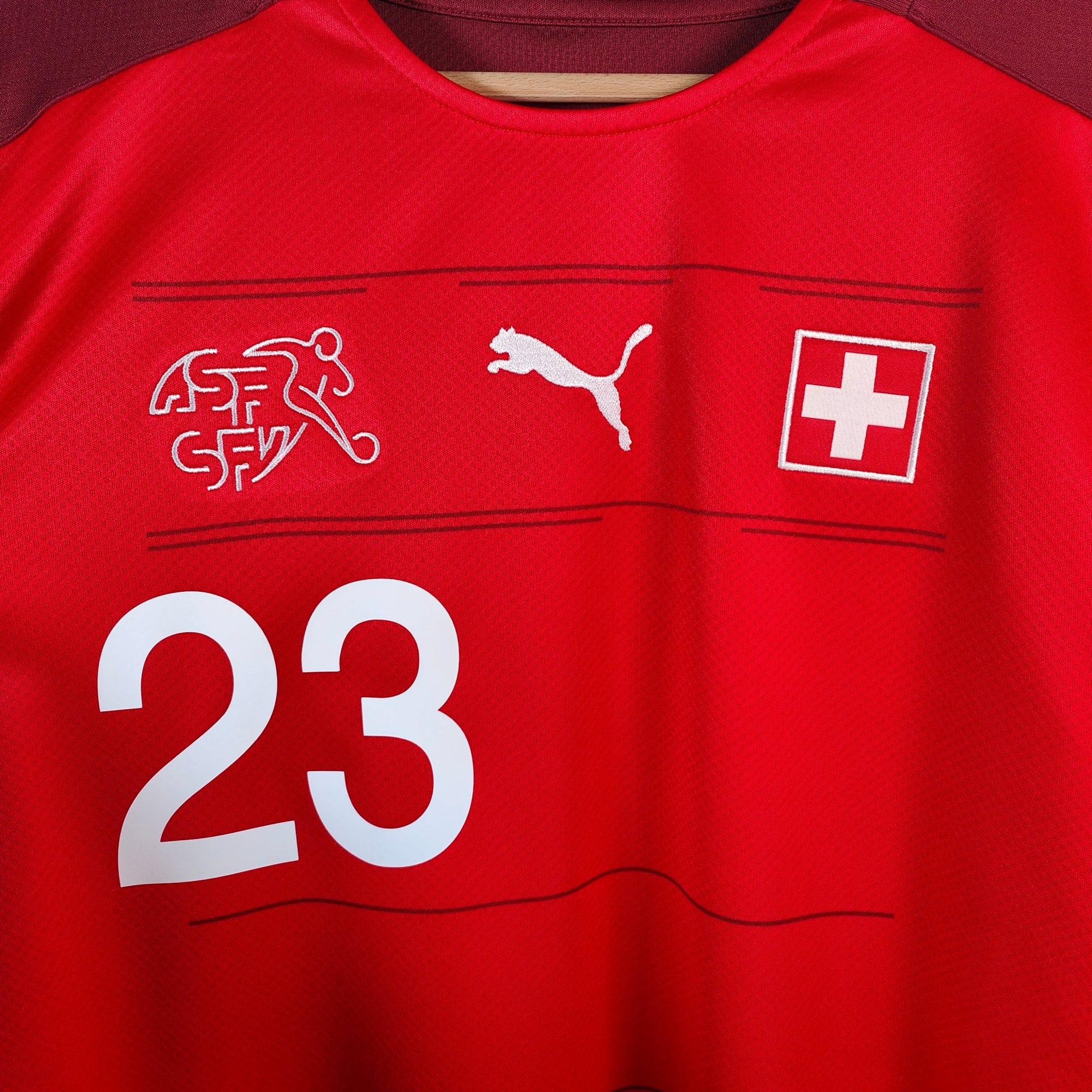 2020 - 21 Switzerland Home Shirt Shaqiri 23 (L) - Eternal Pitch
