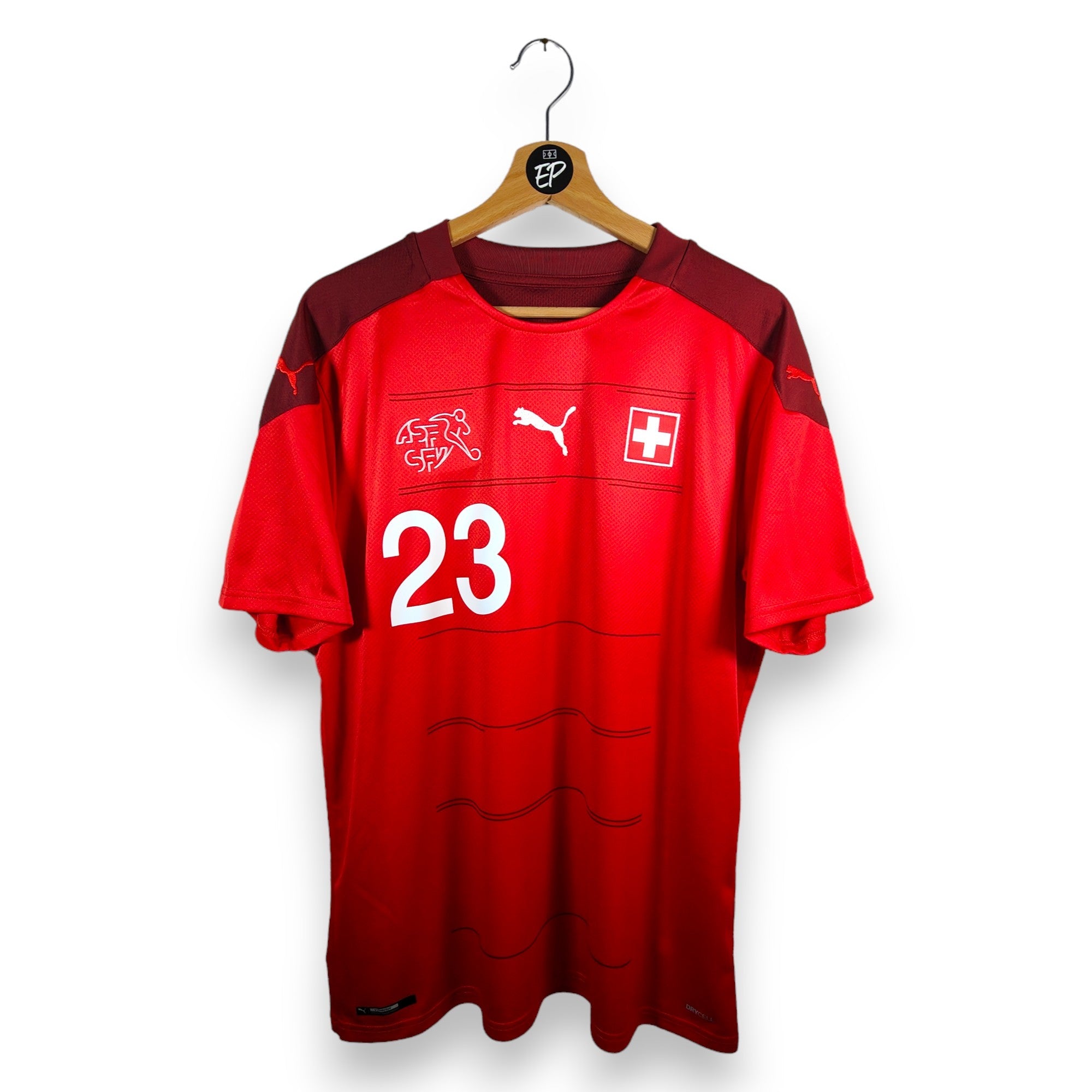 2020 - 21 Switzerland Home Shirt Shaqiri 23 (L) - Eternal Pitch