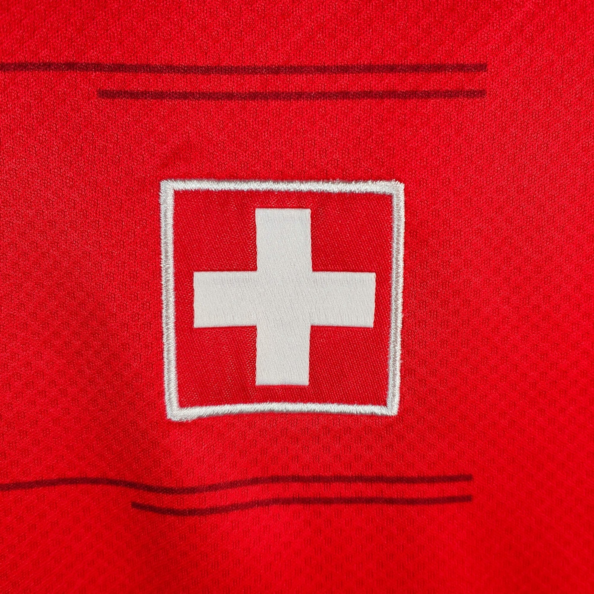 2020 - 21 Switzerland Home Shirt Xhaka 10 - 9.5/10 - (XL) - Eternal Pitch
