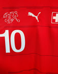 2020 - 21 Switzerland Home Shirt Xhaka 10 - 9.5/10 - (XL) - Eternal Pitch