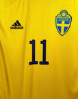2020 - 22 Sweden Home Shirt Ibrahimovic 11 - 9.5/10 - (M) - Eternal Pitch
