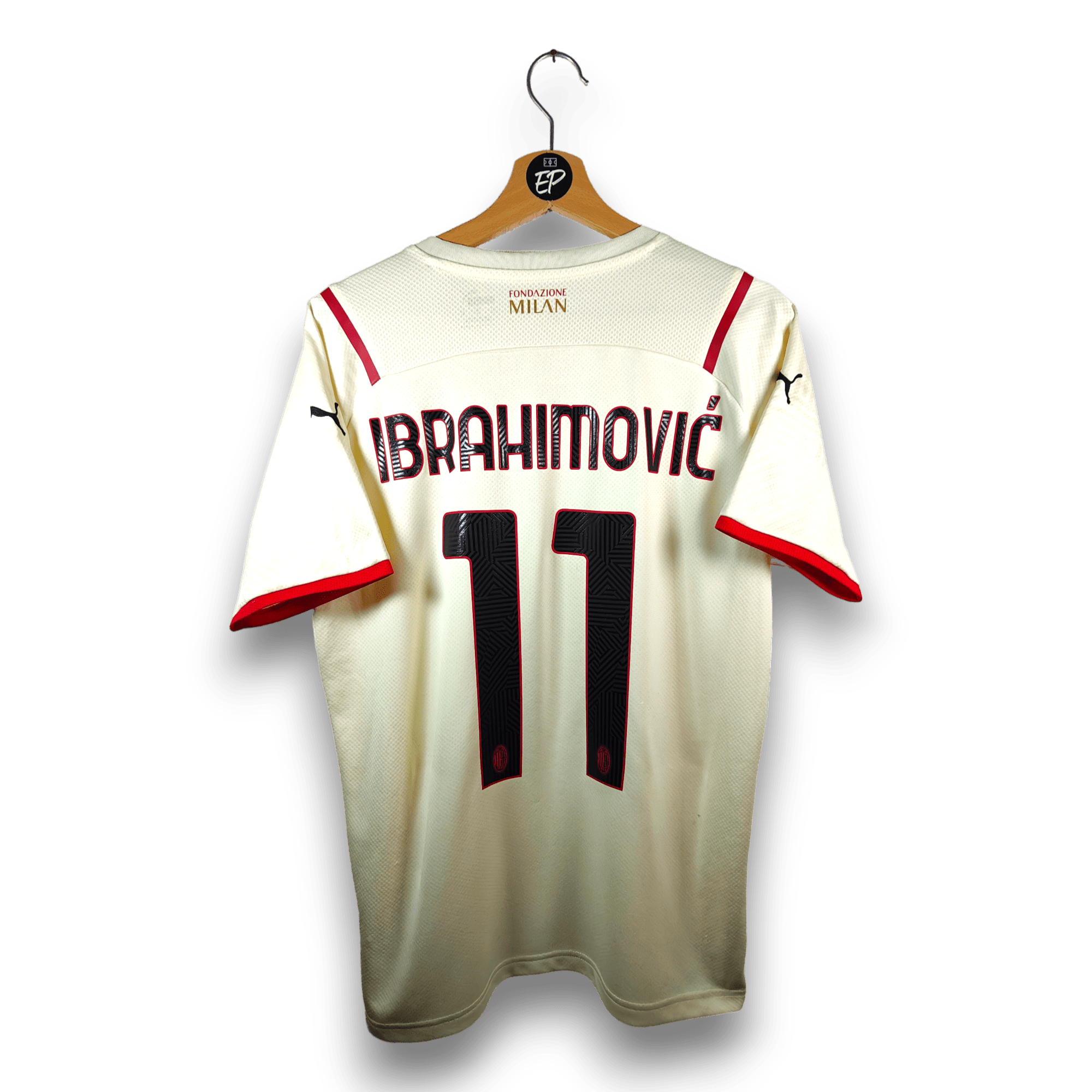 2021 - 22 AC Milan Away Shirt Ibrahimovic 11 - 8.5/10 - (M) - Eternal Pitch