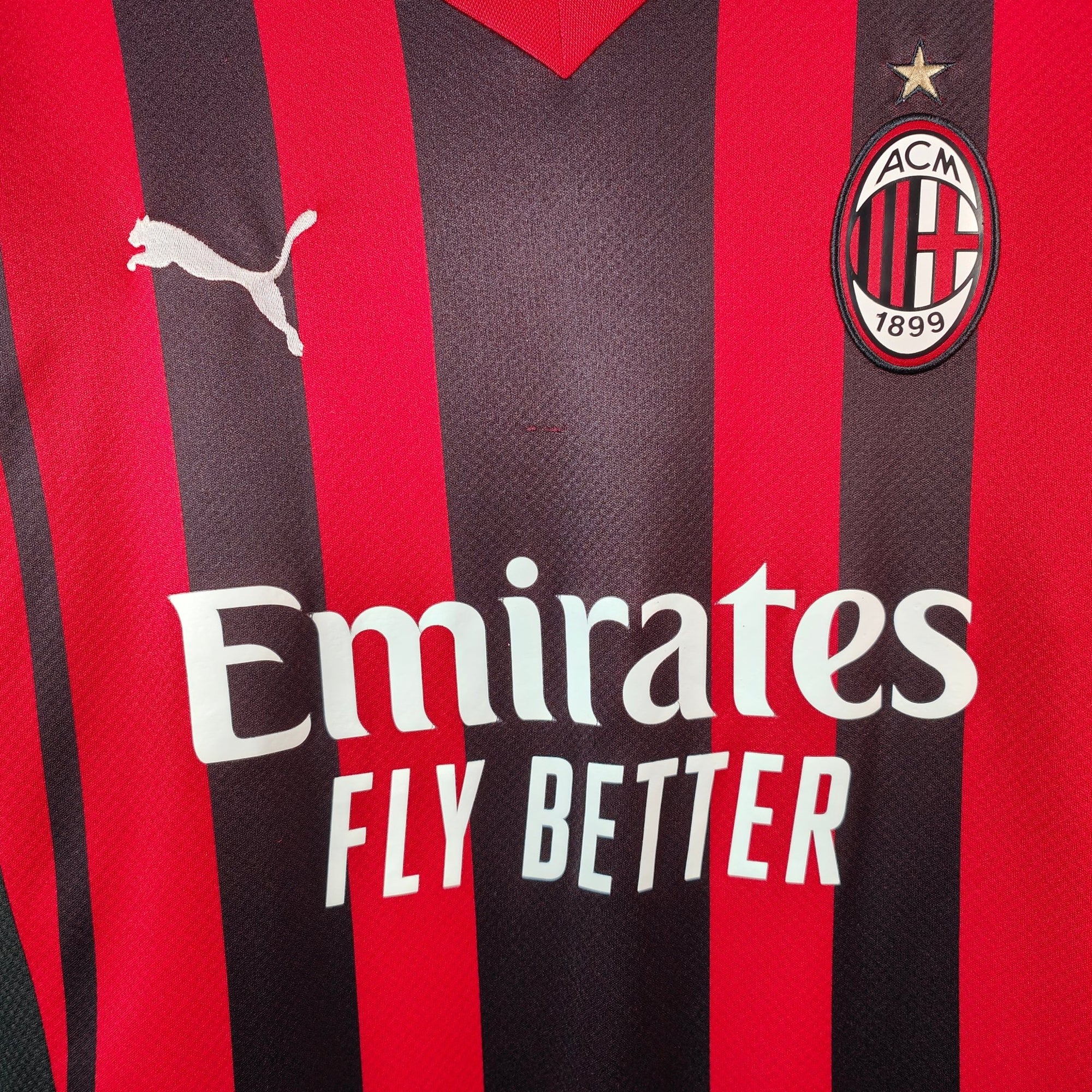 2021 - 22 AC Milan Home Shirt - 7.5/10 - (S) - Eternal Pitch