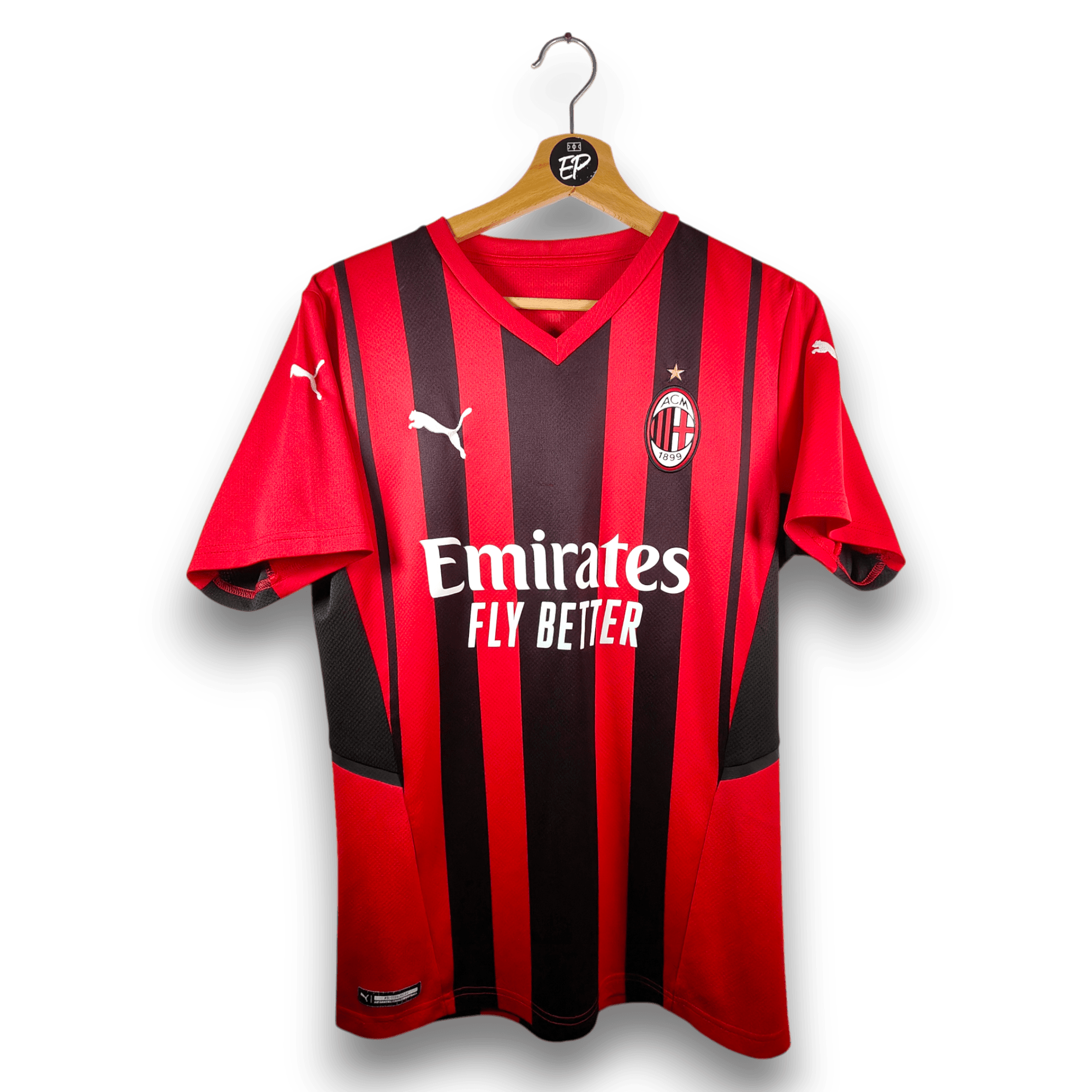 2021 - 22 AC Milan Home Shirt - 7.5/10 - (S) - Eternal Pitch