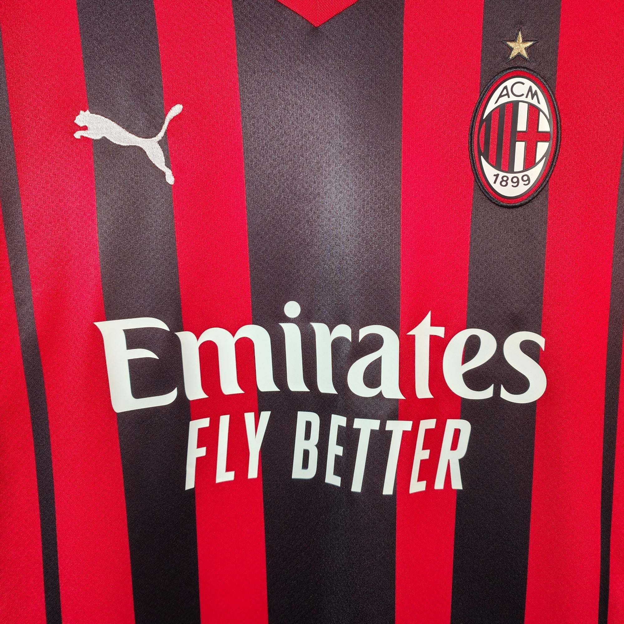 2021 - 22 AC Milan Home Shirt Ibrahimovic 11 - 9/10 - (M) - Eternal Pitch