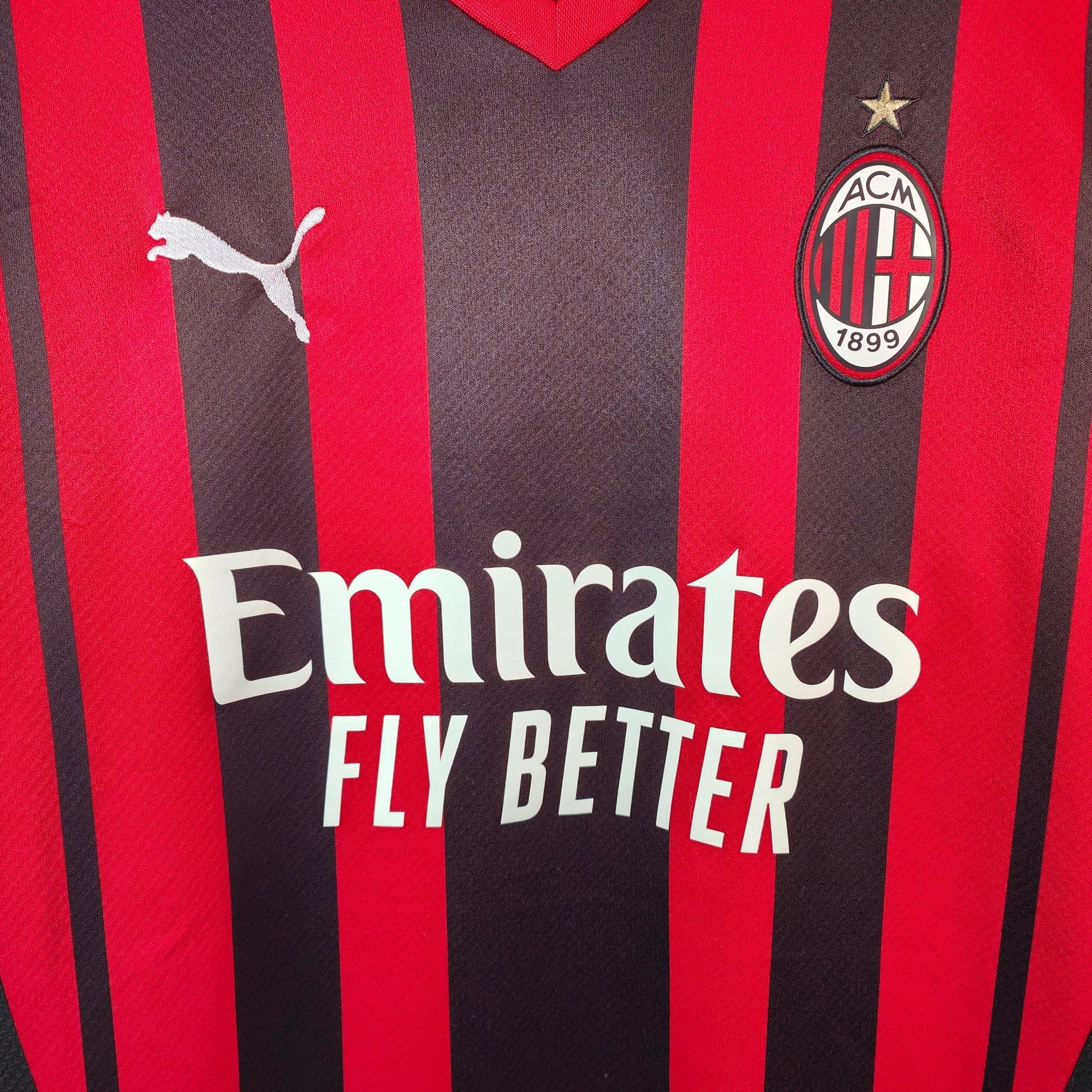 2021 - 22 AC Milan Home Shirt Theo 19 - 9.5/10 - (M) - Eternal Pitch