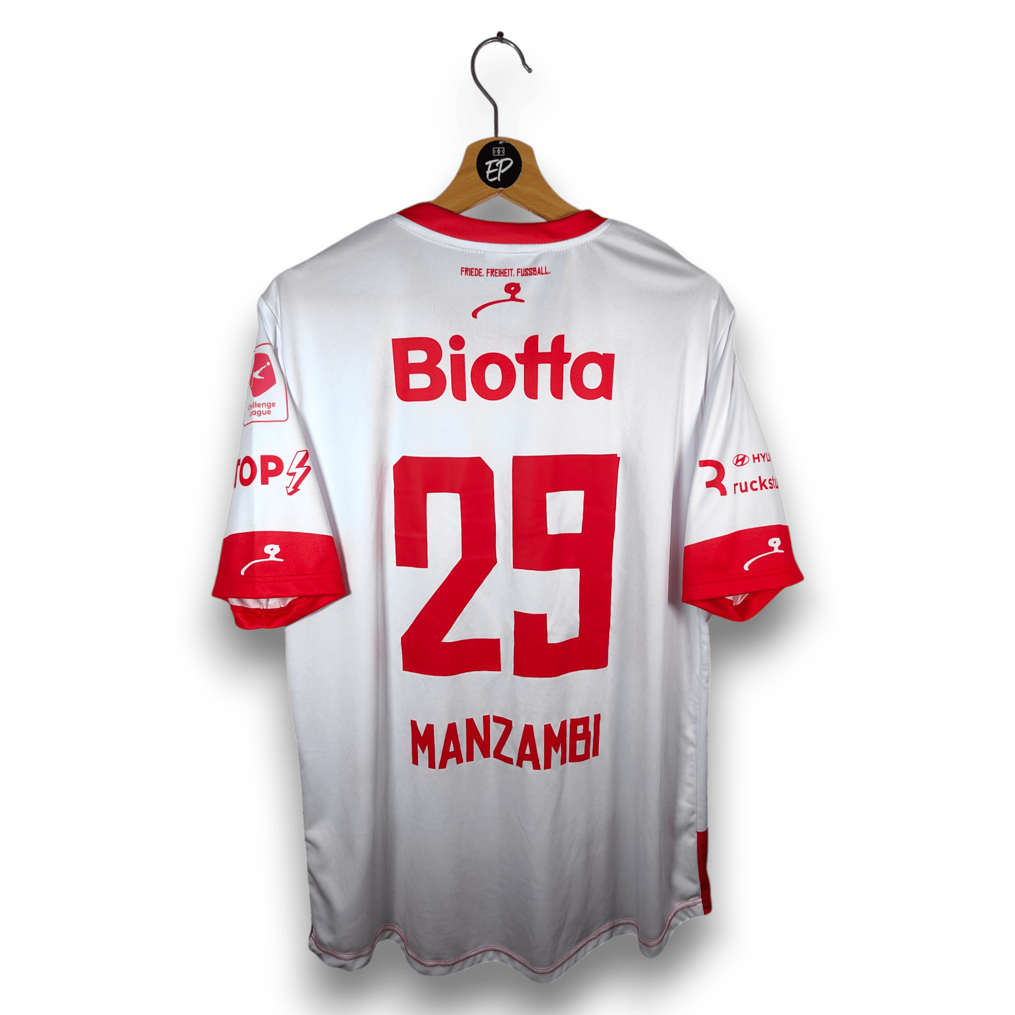 2021 - 22 FC Winterthur Away Shirt Manzambi 29 - 9.5/10 - (XL) - Eternal Pitch