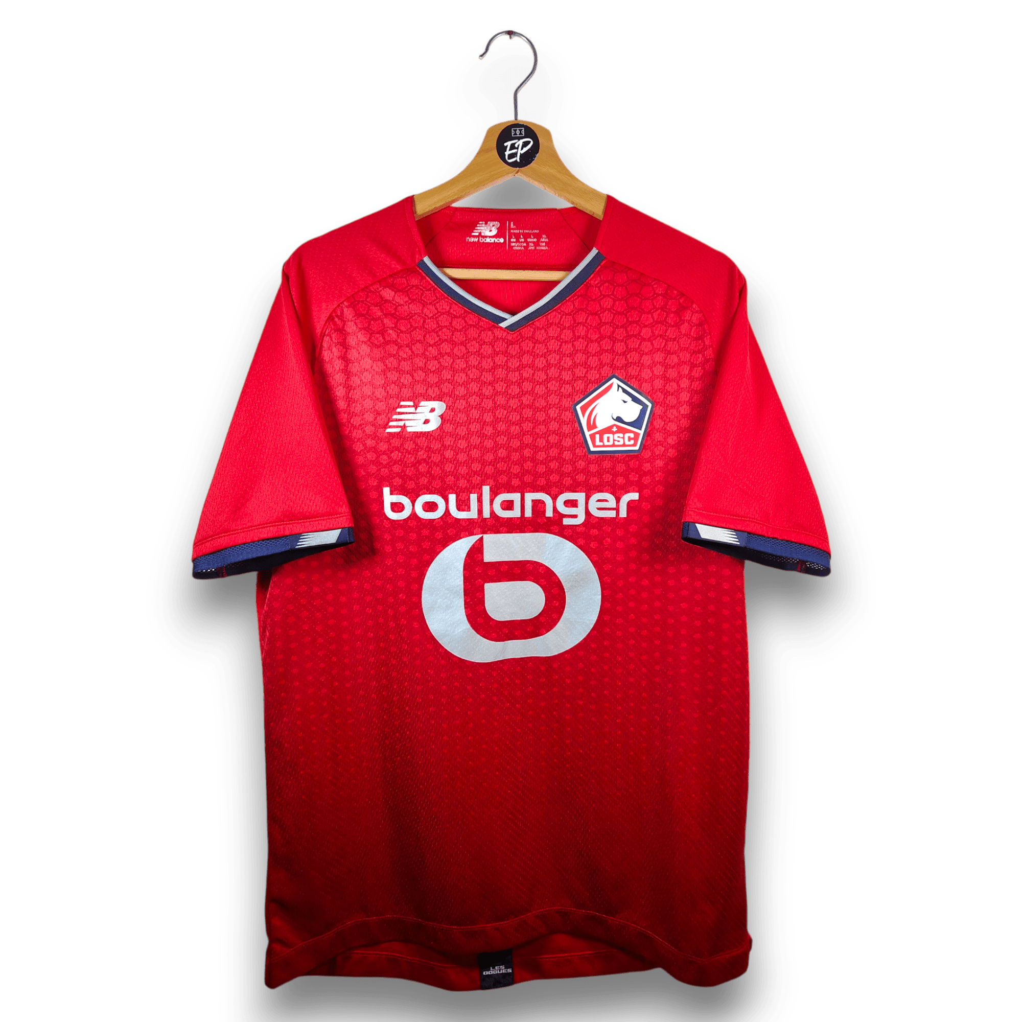 2021 - 22 Lille Home Shirt - 8.5/10 - (L) - Eternal Pitch