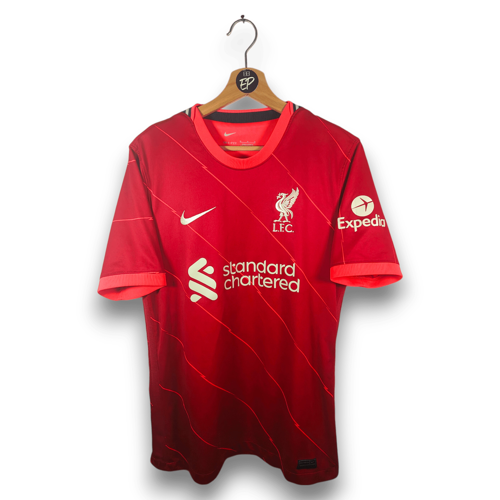 2021 - 22 Liverpool Home Shirt Salah 11 - 9.5/10 - (M) - Eternal Pitch