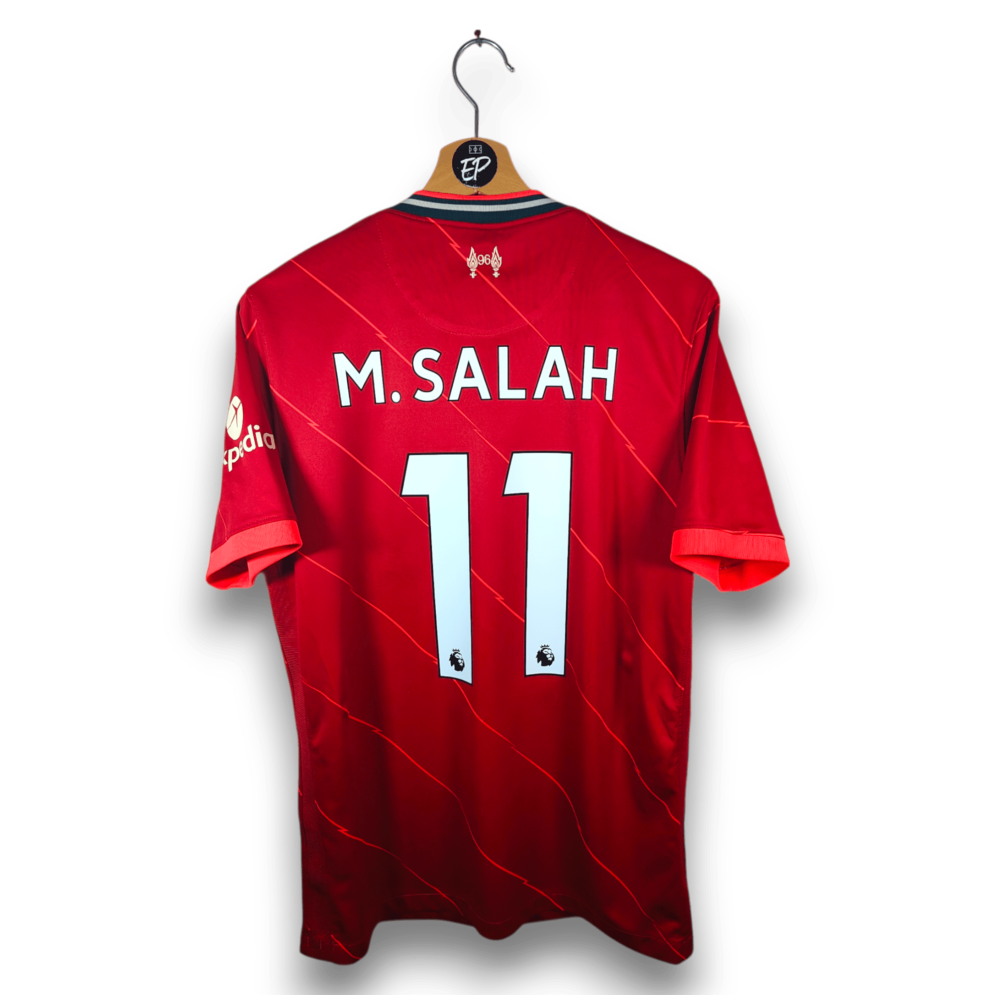 2021 - 22 Liverpool Home Shirt Salah 11 - 9.5/10 - (M) - Eternal Pitch