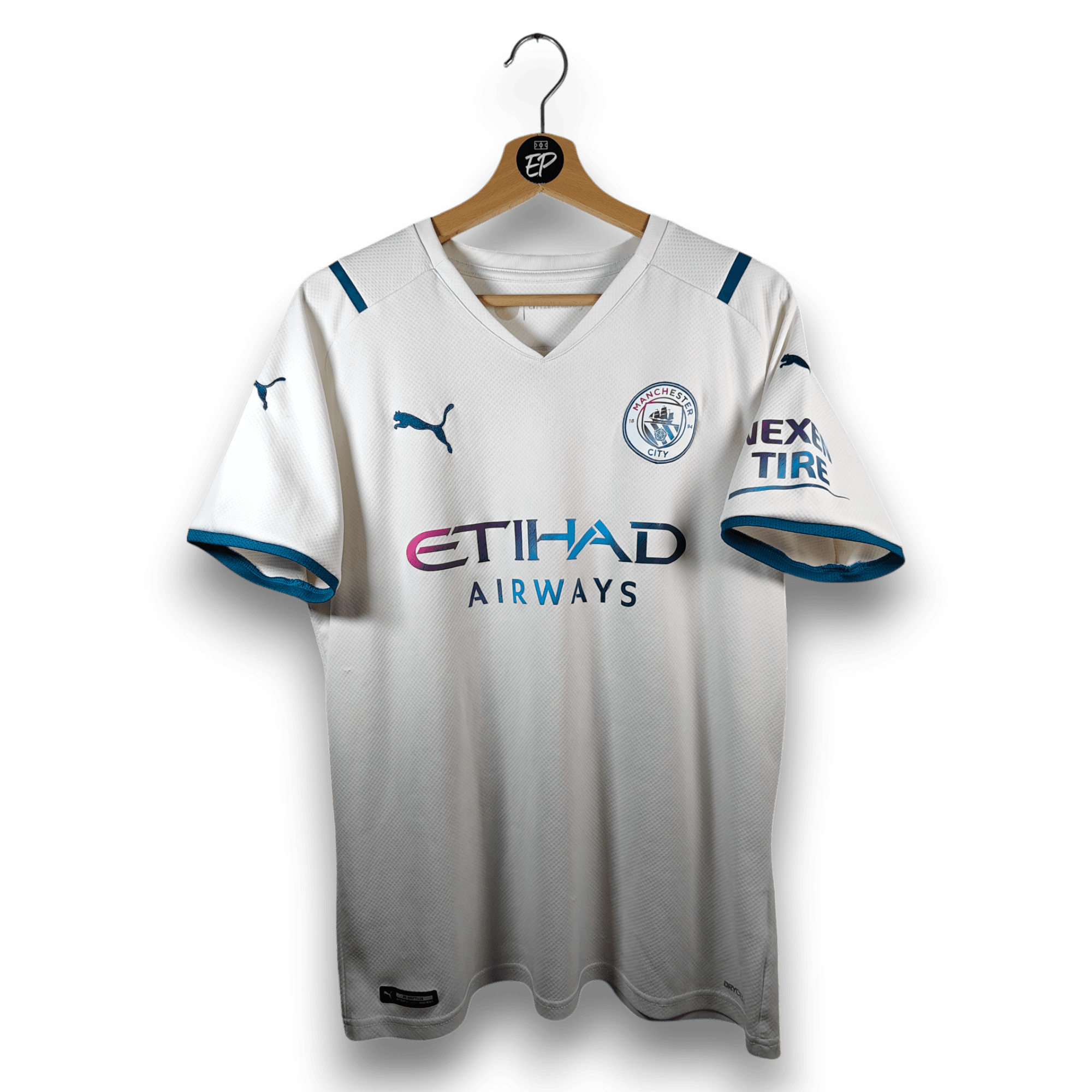 2021 - 22 Manchester City Away Shirt Mahrez 26 - 8/10 - (M) - Eternal Pitch