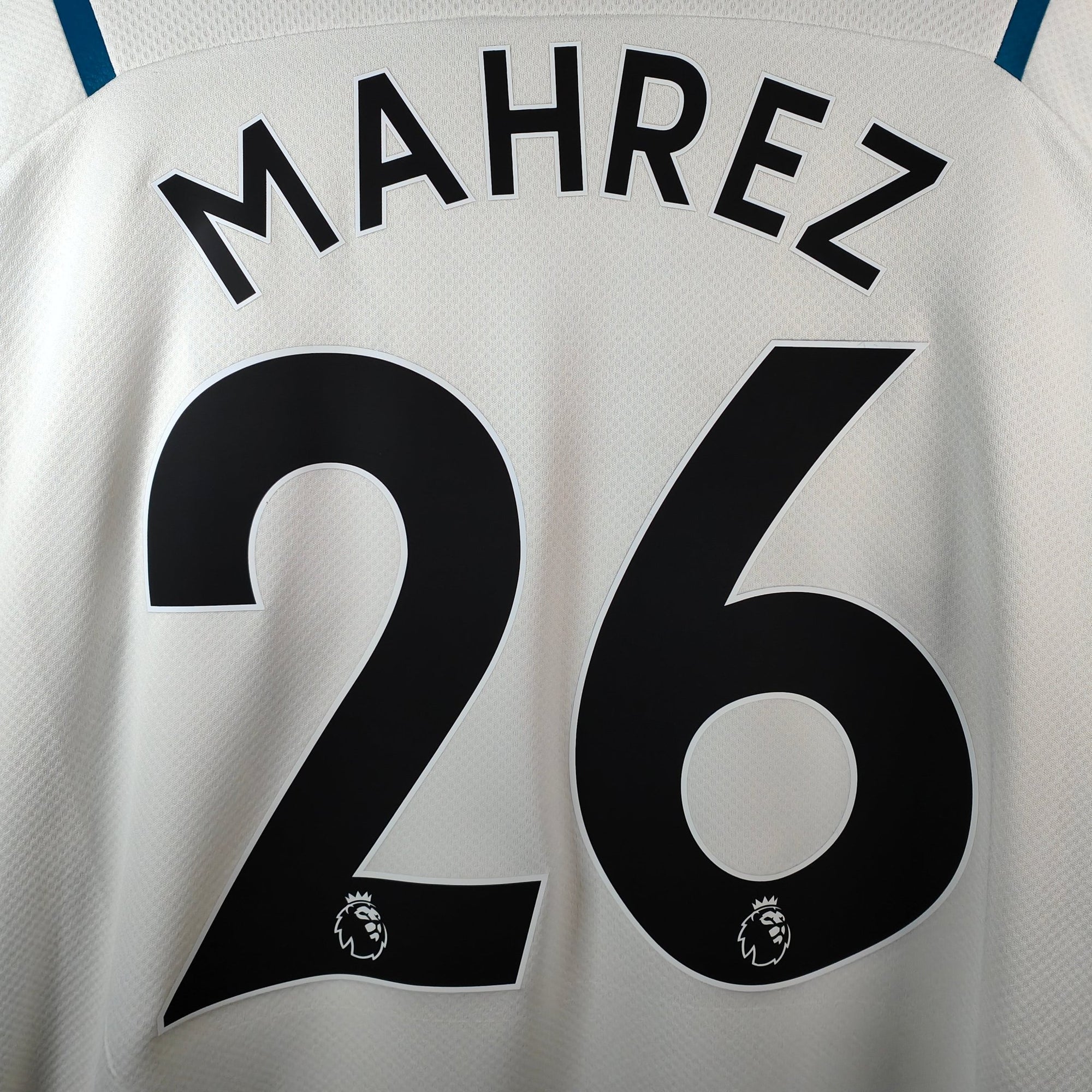 2021 - 22 Manchester City Away Shirt Mahrez 26 - 8/10 - (M) - Eternal Pitch