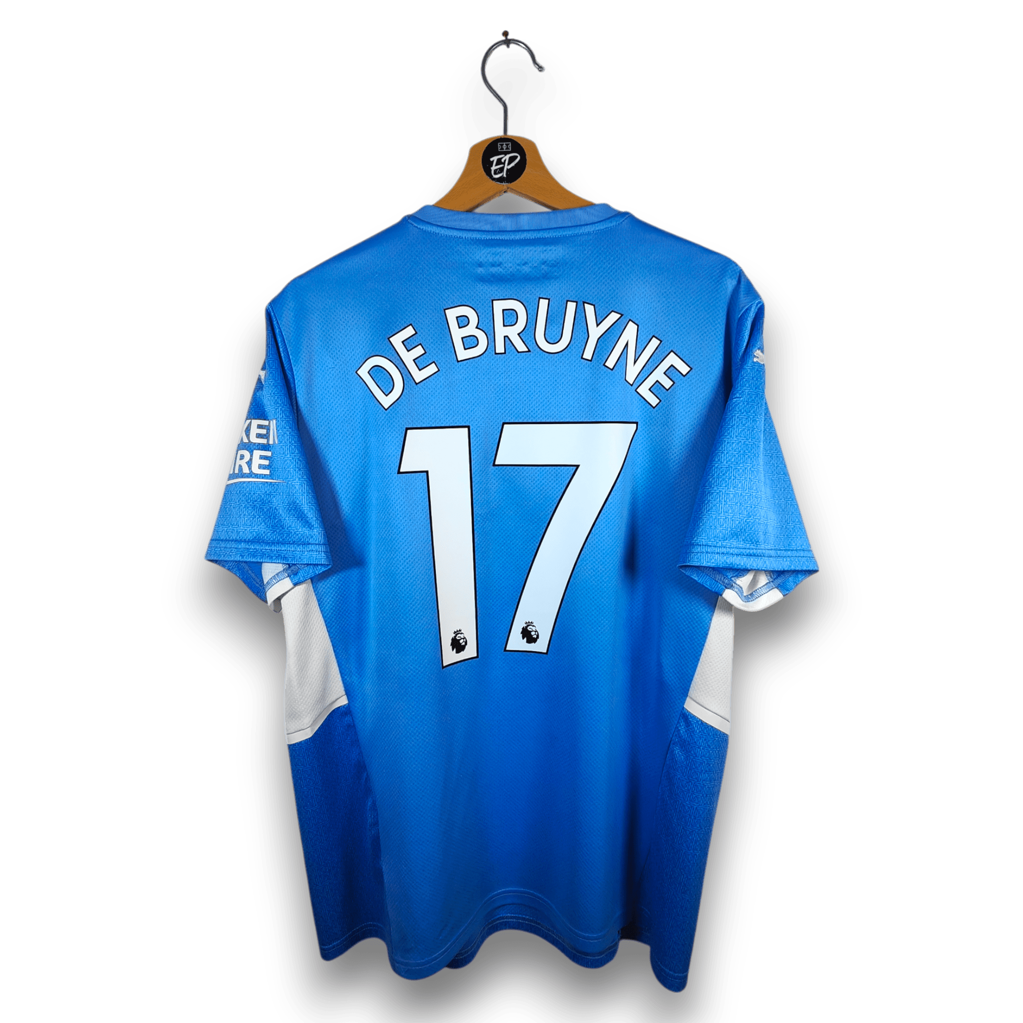 2021 - 22 Manchester City Home Shirt De Bruyne 17 - 9/10 - (L) - Eternal Pitch