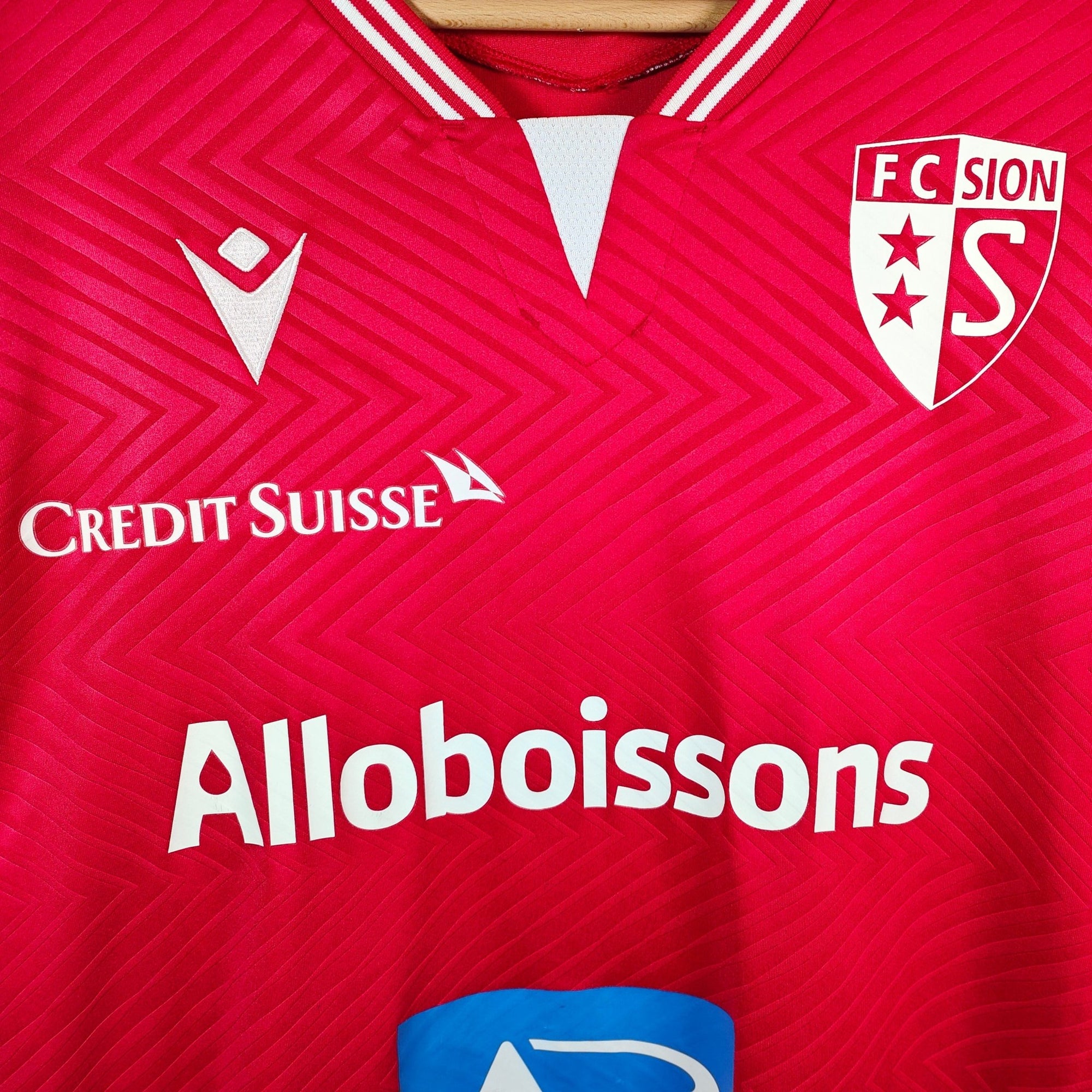 2021 - 22 Match Worn FC Sion Home Shirt Ndoye 34 - 8.5/10 - (XXL) - Eternal Pitch