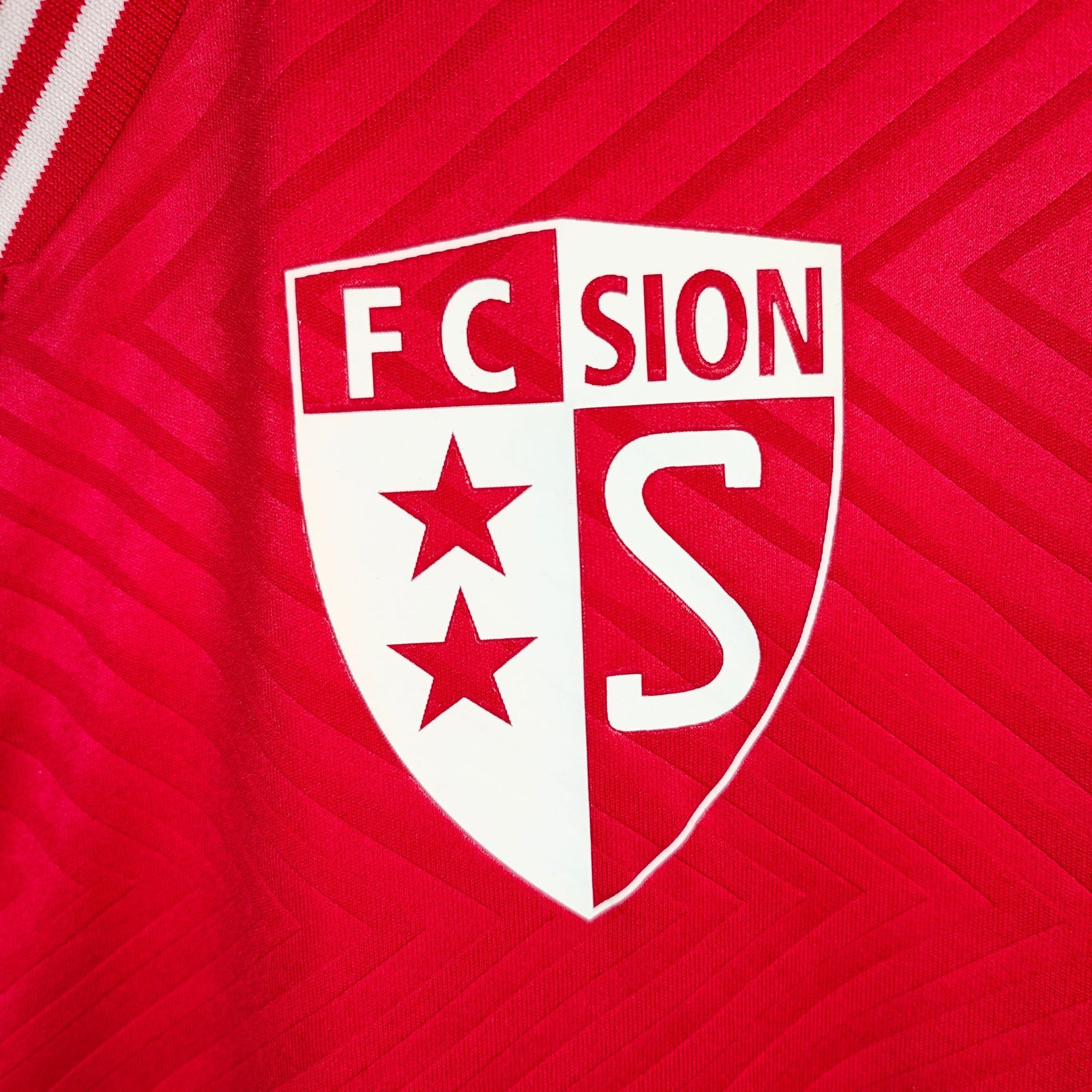 2021 - 22 Match Worn FC Sion Home Shirt Ndoye 34 - 8.5/10 - (XXL) - Eternal Pitch